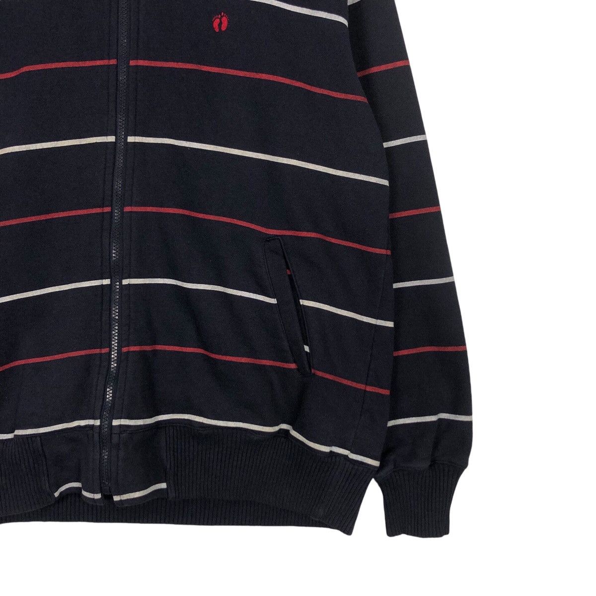 Hang Ten × Japanese Brand × Vintage Vintage Hang Ten Sweater Jacket 90s Collection Stripe Size US L / EU 52-54 / 3 - 4 Thumbnail