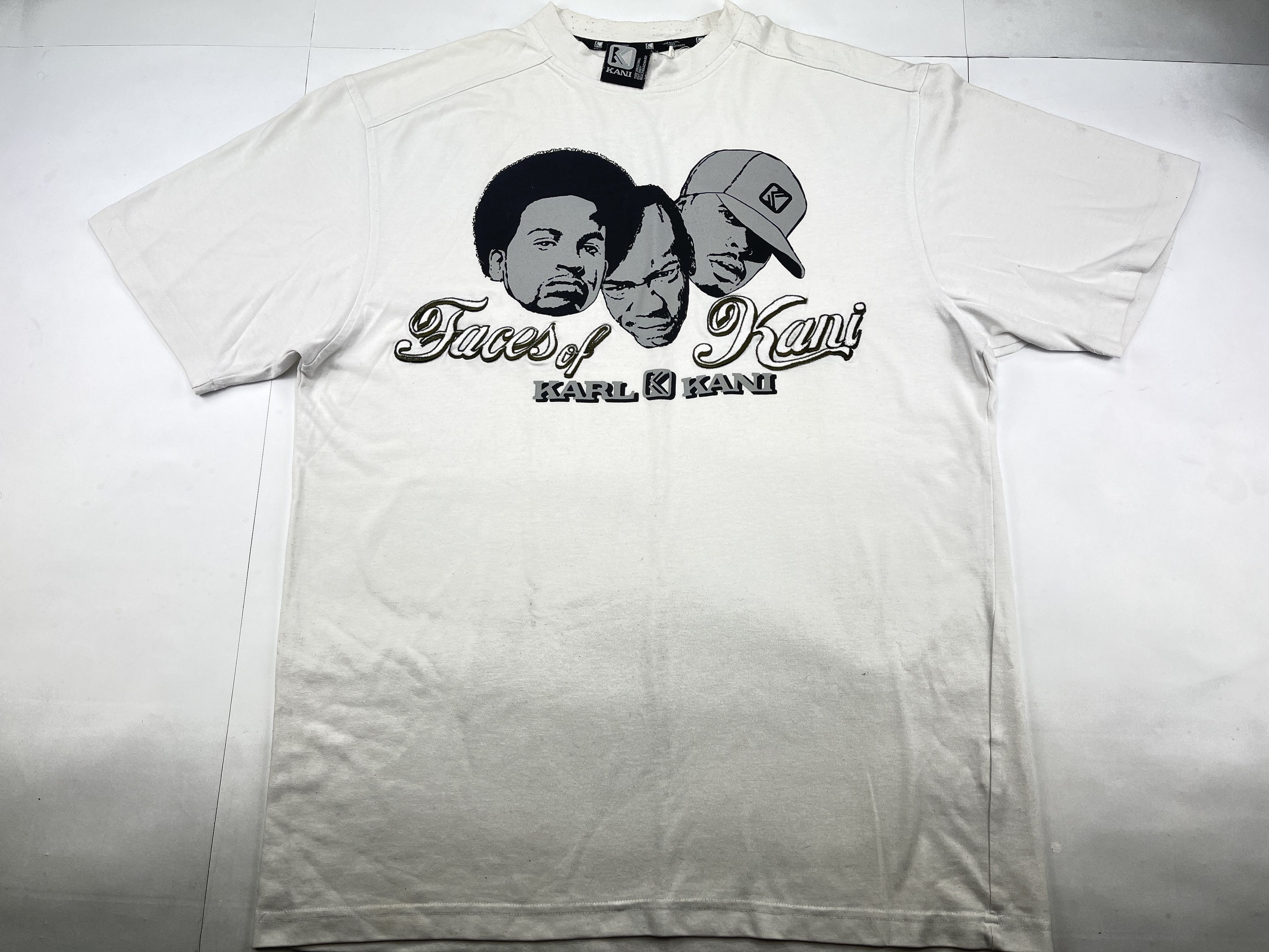 Karl Kani KARL KANI jersey, Faces of Kani, vintage hip hop t-shirt L Size US L / EU 52-54 / 3 - 1 Thumbnail