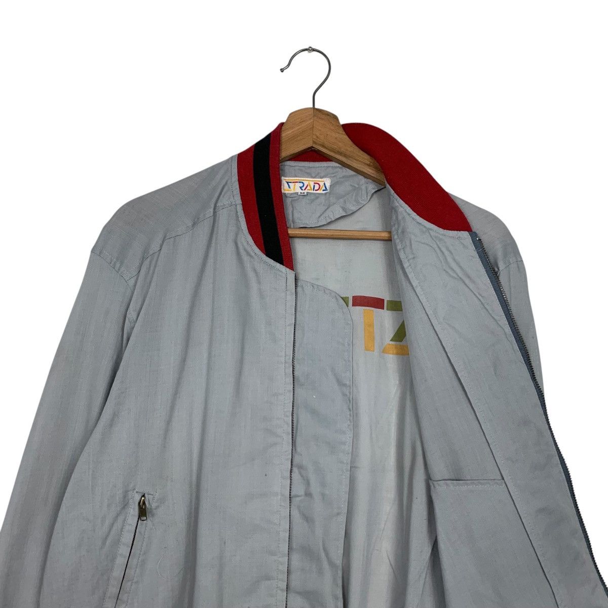 Vintage Vintage 90s STRADA Big Logo Bomber Jacket #2709-C122 Size US M / EU 48-50 / 2 - 9 Thumbnail