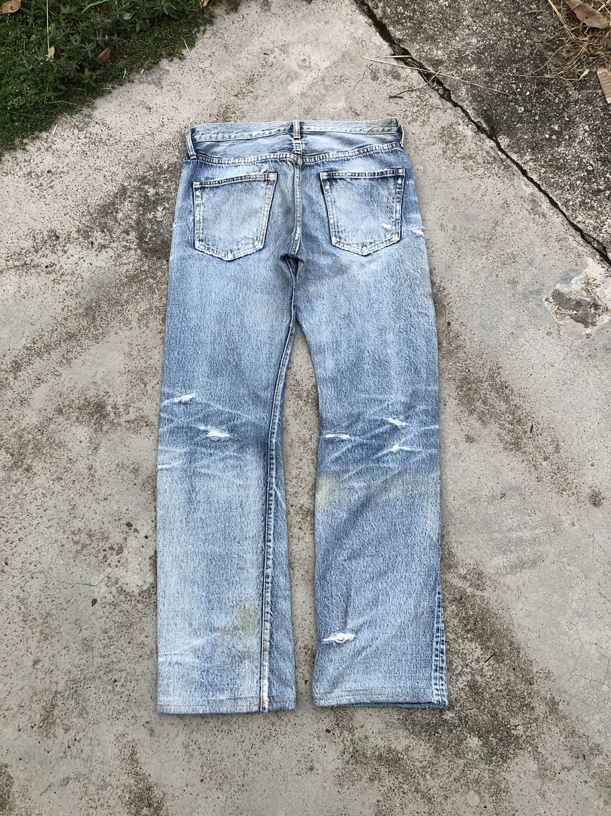 Other SELVEDGE REDLINE DISTRESSED DENIM Size US 33 - 9 Thumbnail