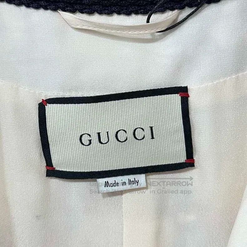 Gucci Gucci Old flower red and blue full print knitted coat Size XS / US 0-2 / IT 36-38 - 4 Thumbnail