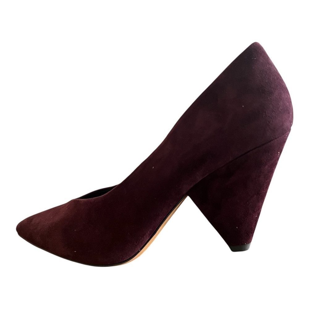 Rebecca Minkoff Rebecca Minkoff Zuria Suede Pumps Blackberry Size 8M NIB Size US 8 / IT 38 - 2 Thumbnail