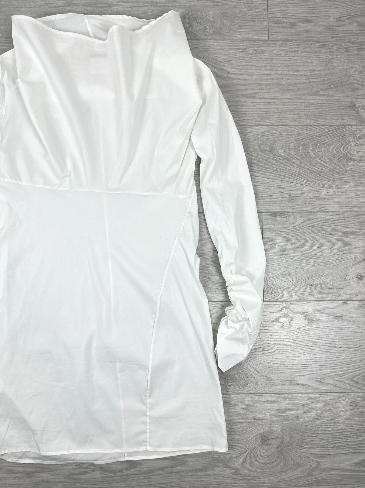 Le Grande Bleu (L.G.B.) Sarah Pacini White Light Avante Garde Dress Size M / US 6-8 / IT 42-44 - 2 Thumbnail