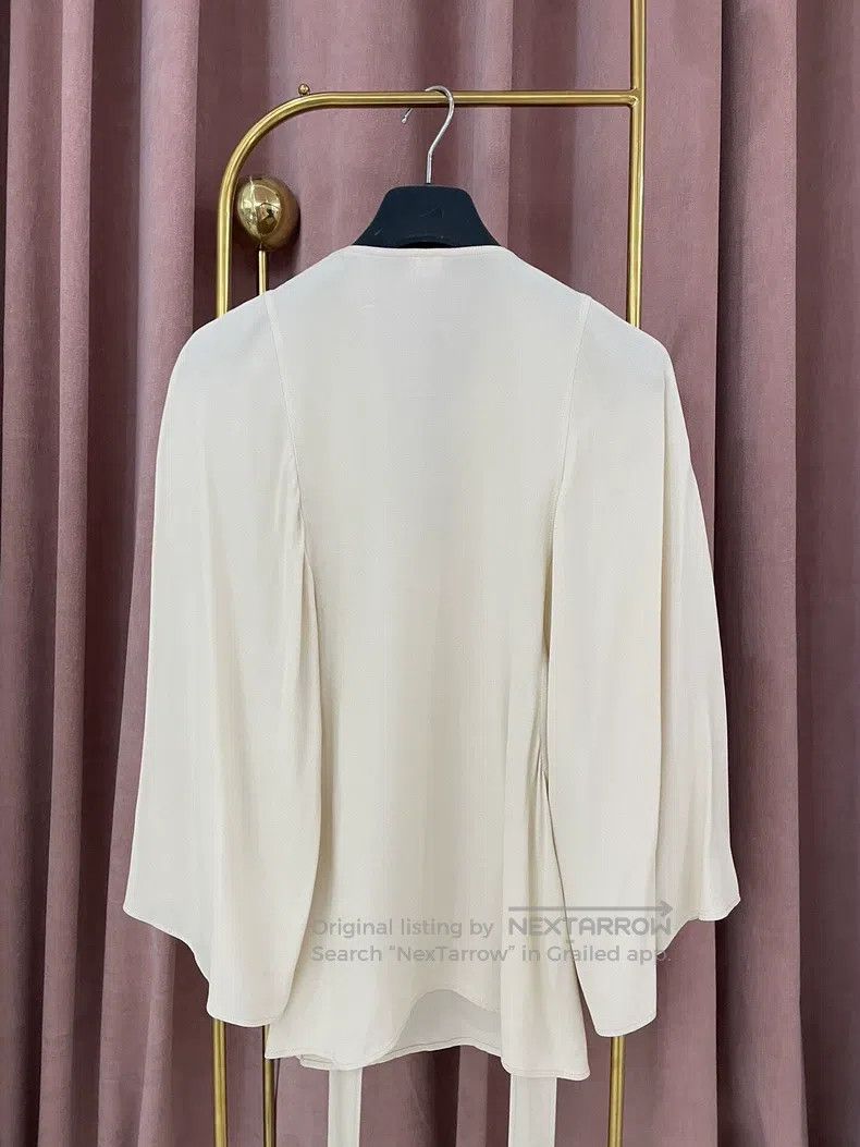 Hermes Hermes Off-White Dress Shirt Size XXS / US 00 / IT 34 - 3 Thumbnail