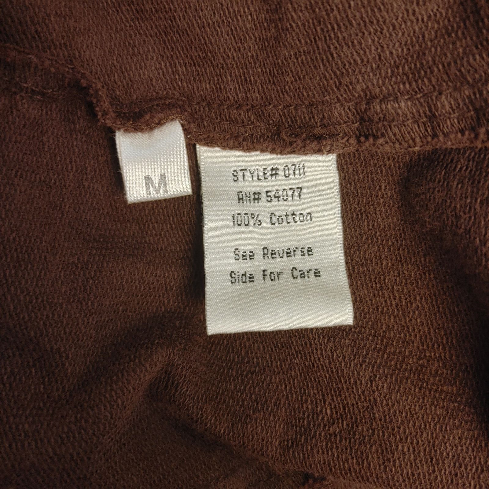 Other Cabi Women's M Brown Denim Long Sleeve Collared Jacket Size M / US 6-8 / IT 42-44 - 4 Thumbnail