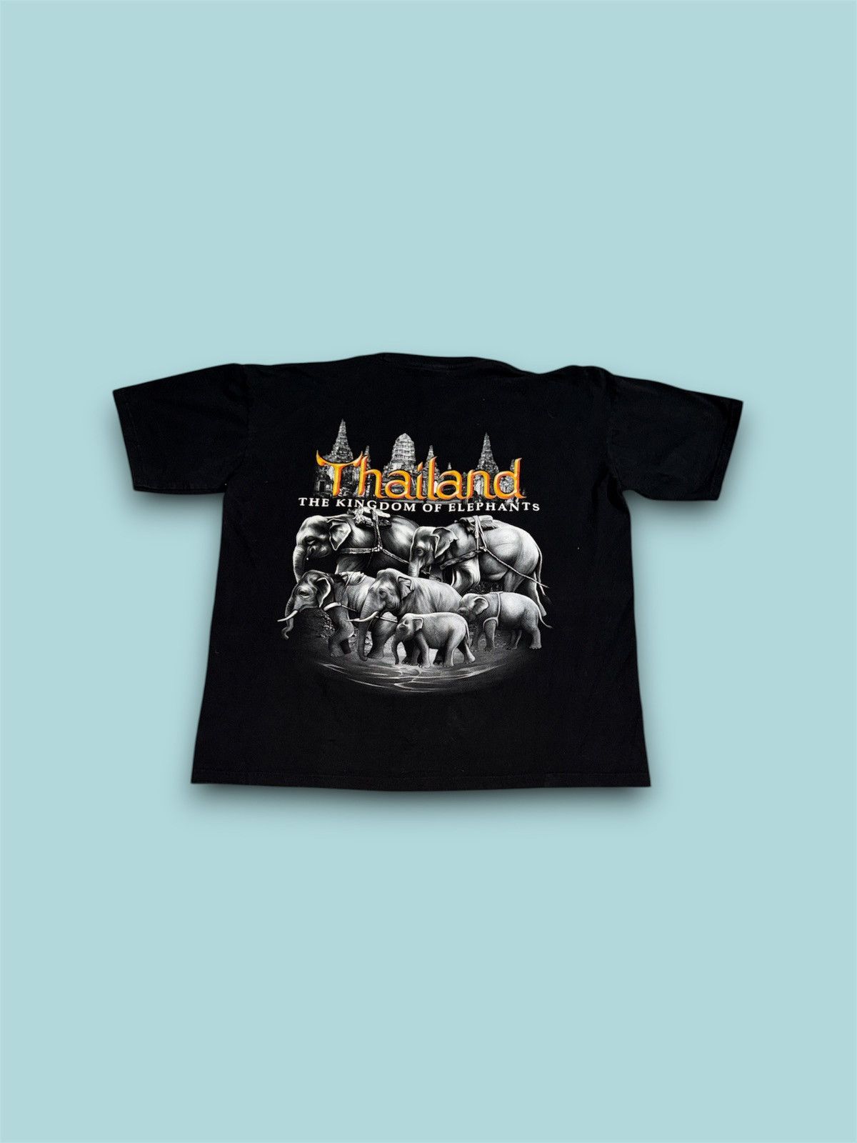 Other Vintage Thailand The kingdom of elephants t-shirt mens XL Size US XL / EU 56 / 4 - 2 Thumbnail