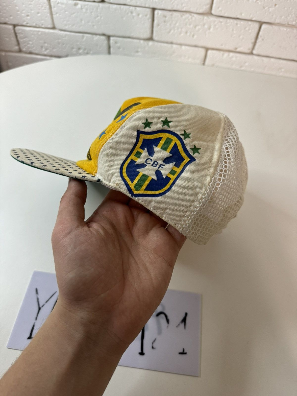 Vintage CBF Brasil vintage cap hat Size ONE SIZE - 6 Thumbnail