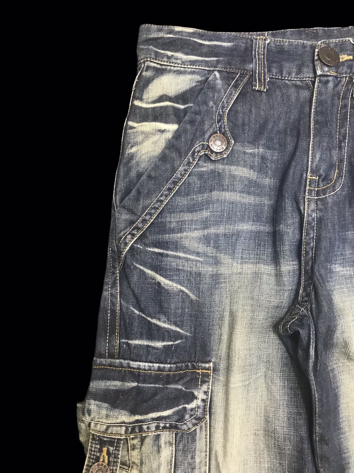 Other 💥LOOSE💥VERY RARE BRENTANO 3D POCKET LOOSE CARGO DENIM F356 Size US 31 - 4 Thumbnail