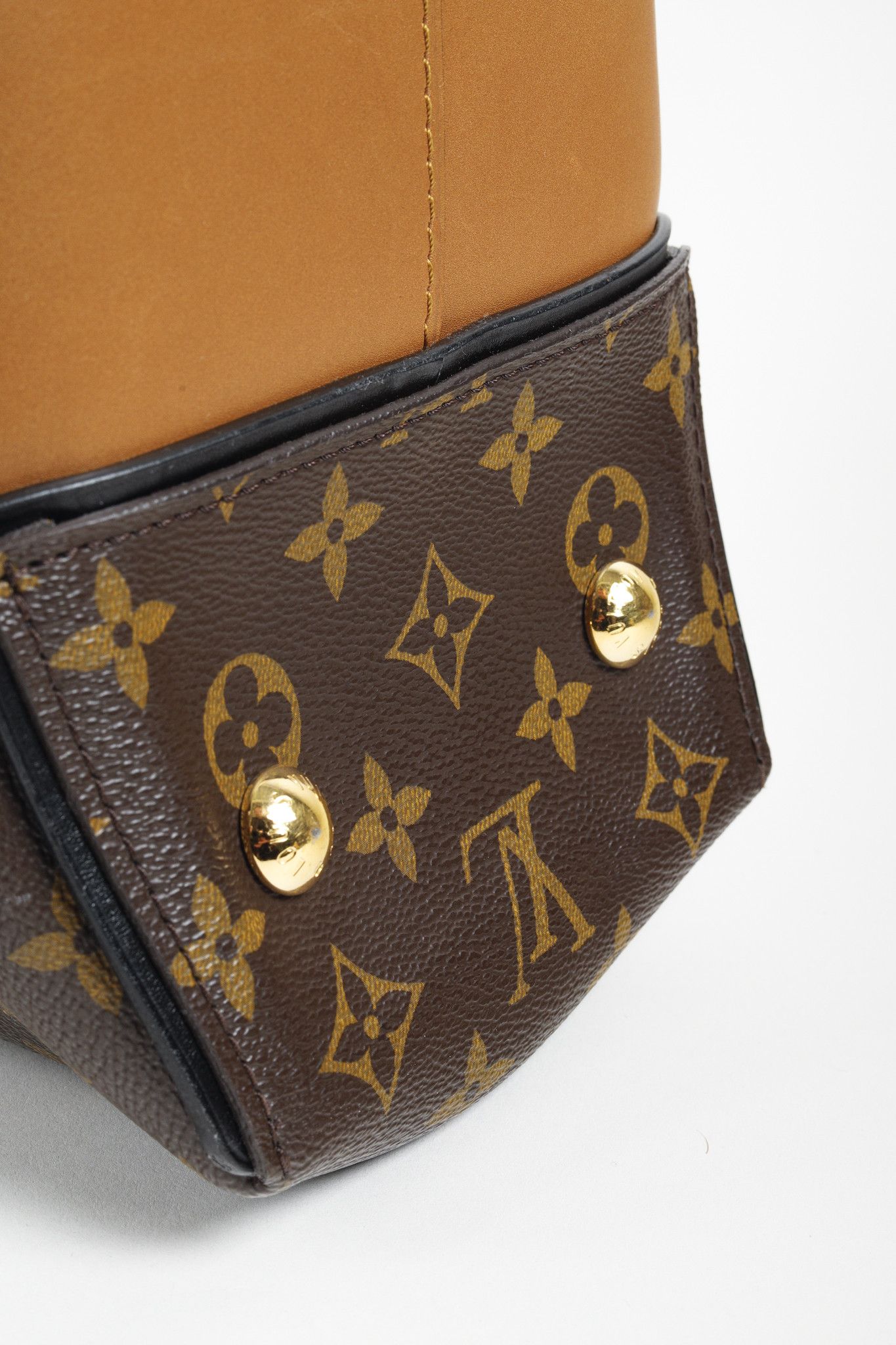 Louis Vuitton Louis Vuitton 2014 Tote W PM Brown Leather Monogram Size ONE SIZE - 6 Thumbnail