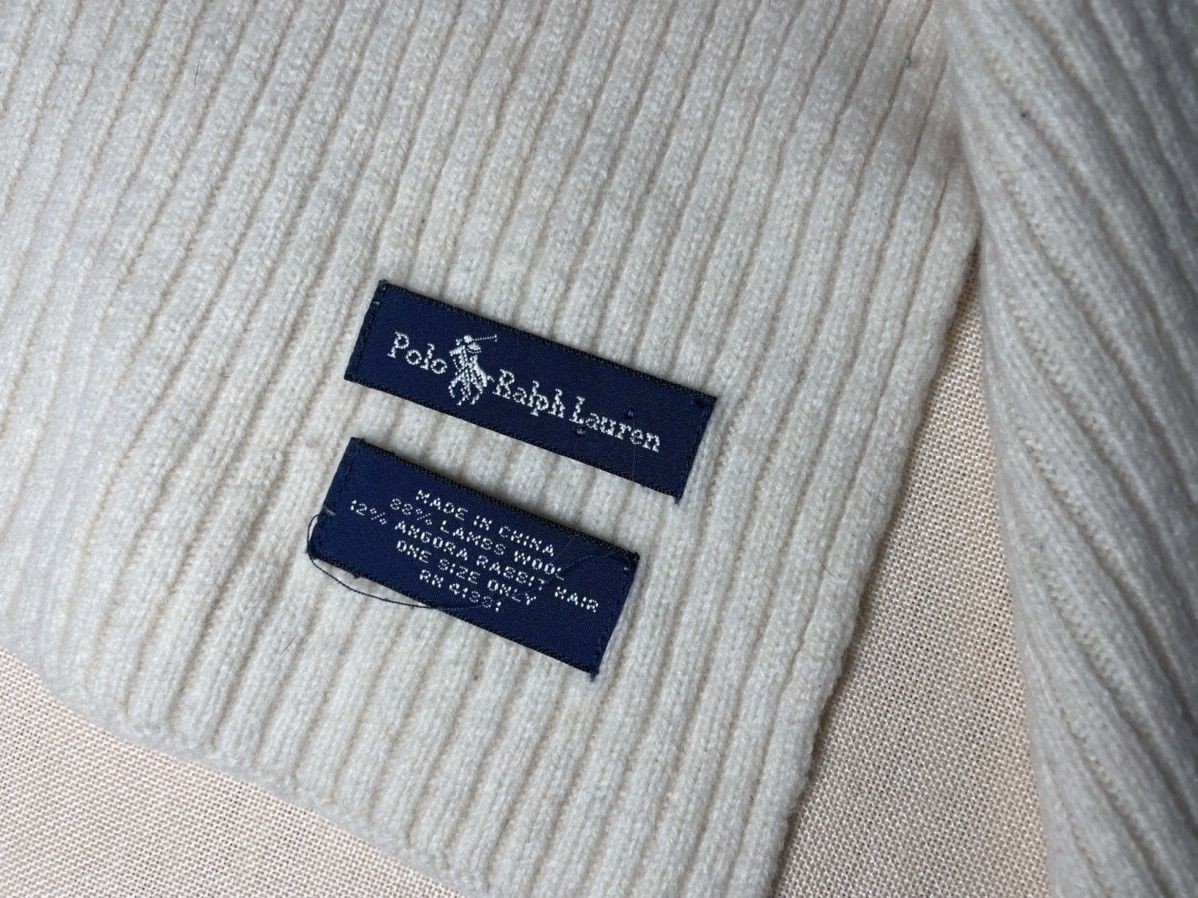 Lauren Ralph Lauren × Polo Ralph Lauren × Ralph Lauren Polo Ralph Lauren white wool scarf Size ONE SIZE - 1 Thumbnail