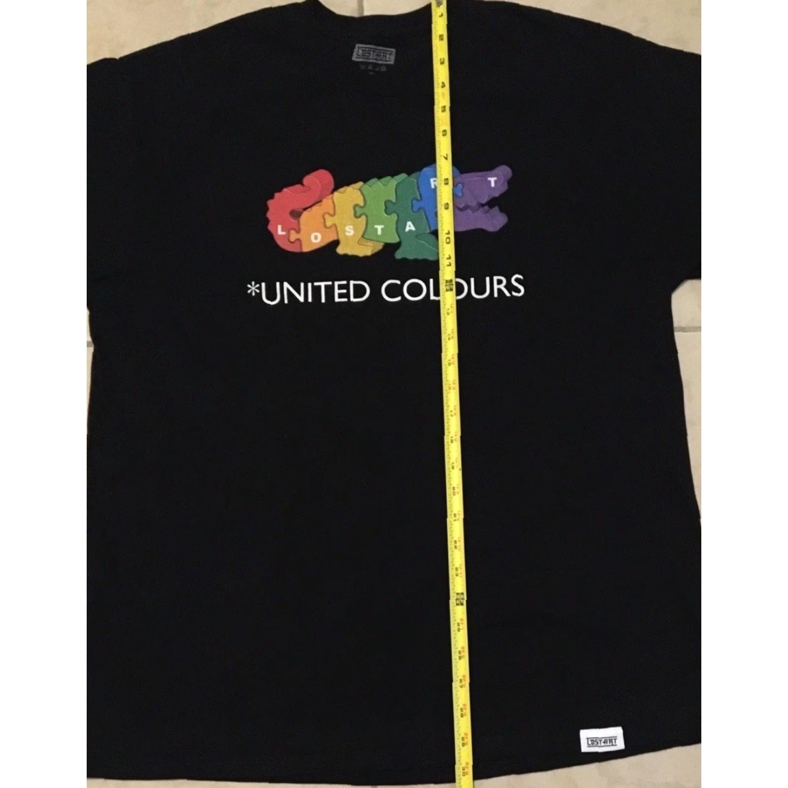 Vintage VINTAGE Lost Art Skate Shop Benetton Shirt XL Black Liverpool T-Shirt Men Distressed Skateboarding 80s 90s USA Be aR? Size US XL / EU 56 / 4 - 7 Thumbnail