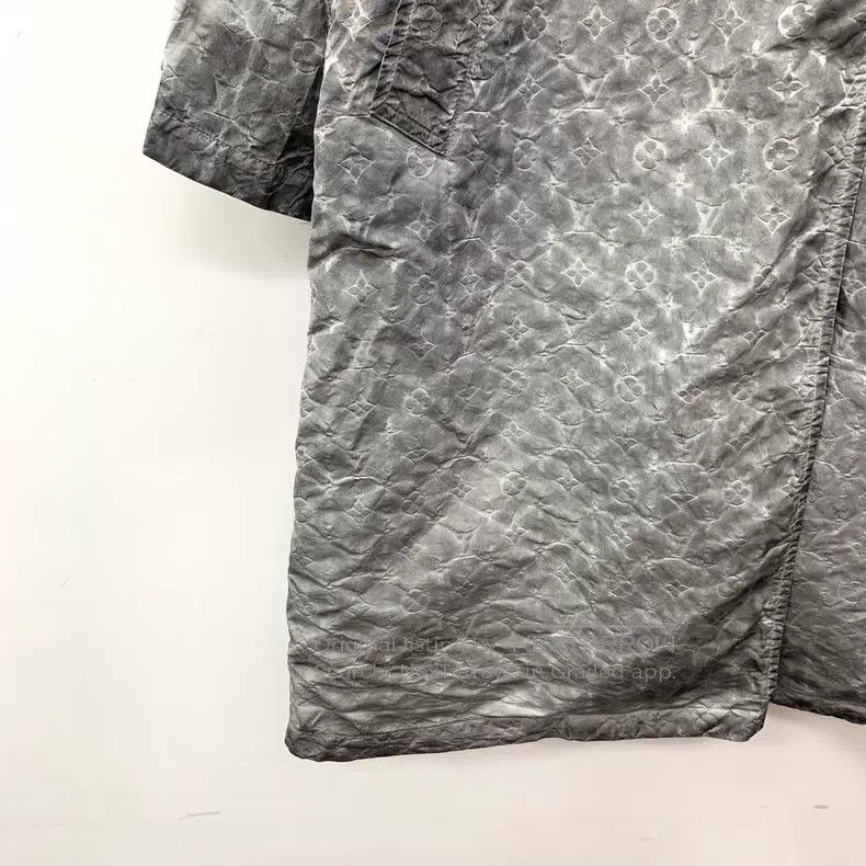 Louis Vuitton Louis Vuitton Grey logo presbyopic full print wool lapel l Size 4XL / US 24-26 - 5 Thumbnail