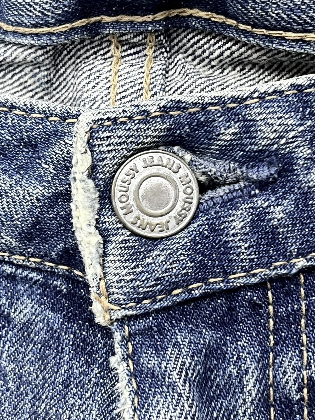 MOUSSY Vintage MOUSSY Skinny FLARE Paint Splatter Ripped LGB Style Size 27" / US 4 / IT 40 - 14 Thumbnail