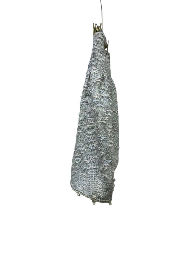 Chanel Chanal Baby Blue Sequin Tweed Skrit Size 30" / US 8 / IT 44 - 4 Thumbnail