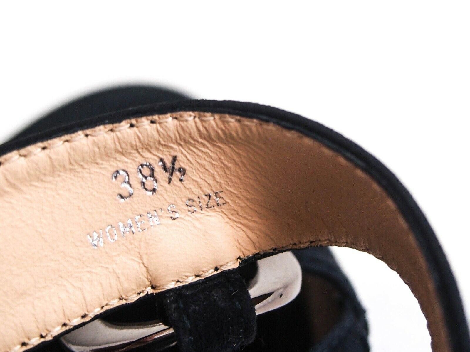 Tod's Tod's Heels Sandals Blue Suede Womens EU 38.5 US 8.5 $720 Size US 8.5 / IT 38.5 - 6 Thumbnail