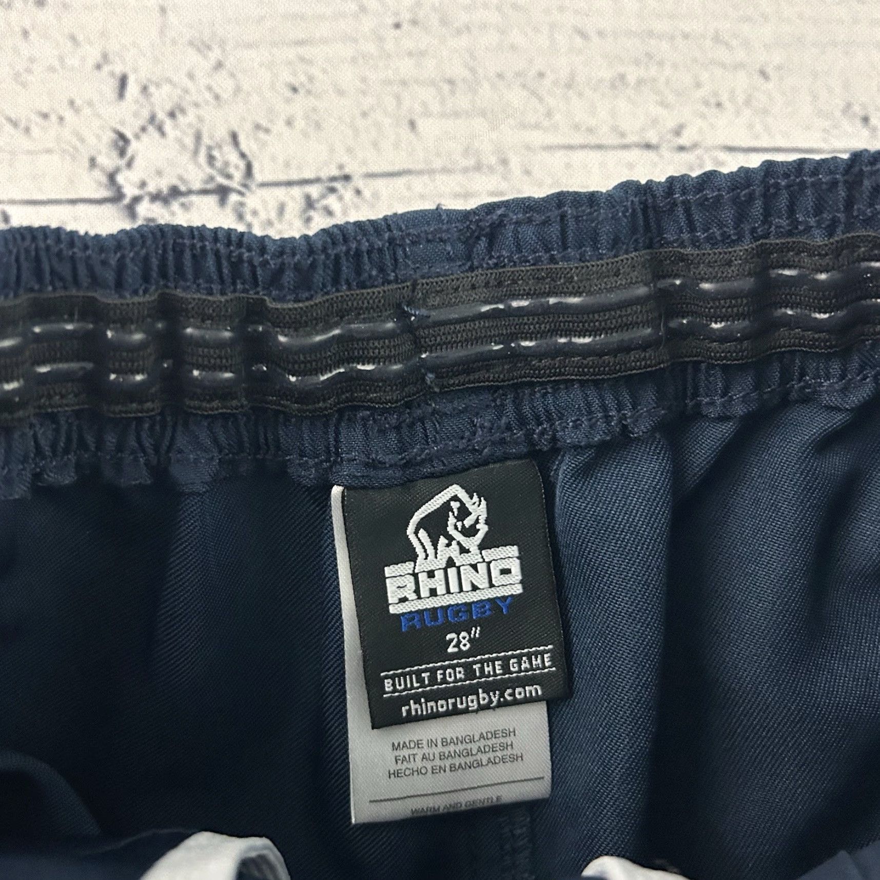 Vintage Rhino Rugby Shorts Men's 28" Blue Shirt Mens 28 Blue Athletic Shorts visible? Size US 28 / EU 44 - 2 Thumbnail