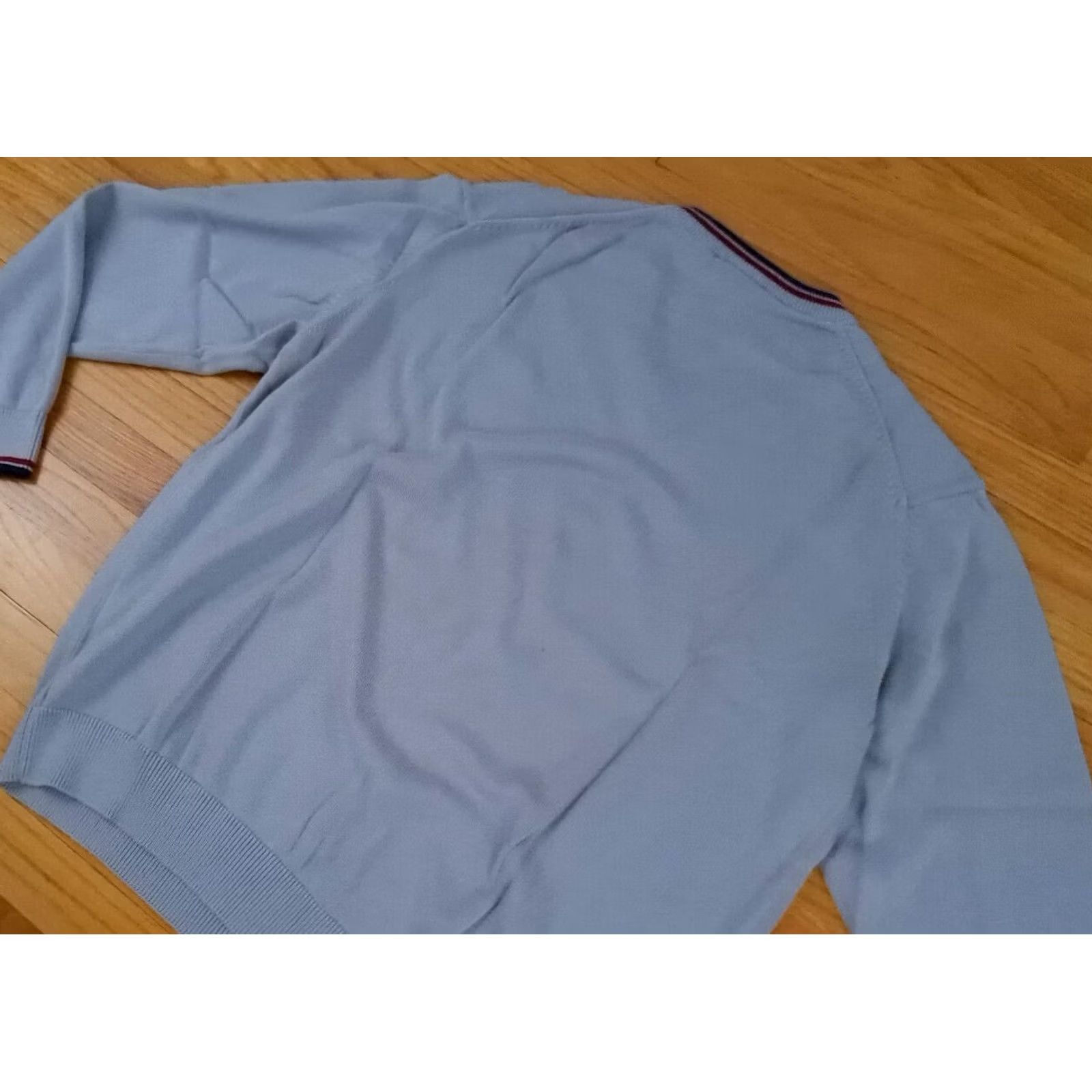 Lacoste Lacoste Sweater V-Neck Knit Long Sleeve 7XL Gray Pullover Mens All Seasons Tennis Pullover Knit Shirt V-Neck Lacoste Sweater 7XL Gray with trim Size US XXL / EU 58 / 5 - 6 Thumbnail