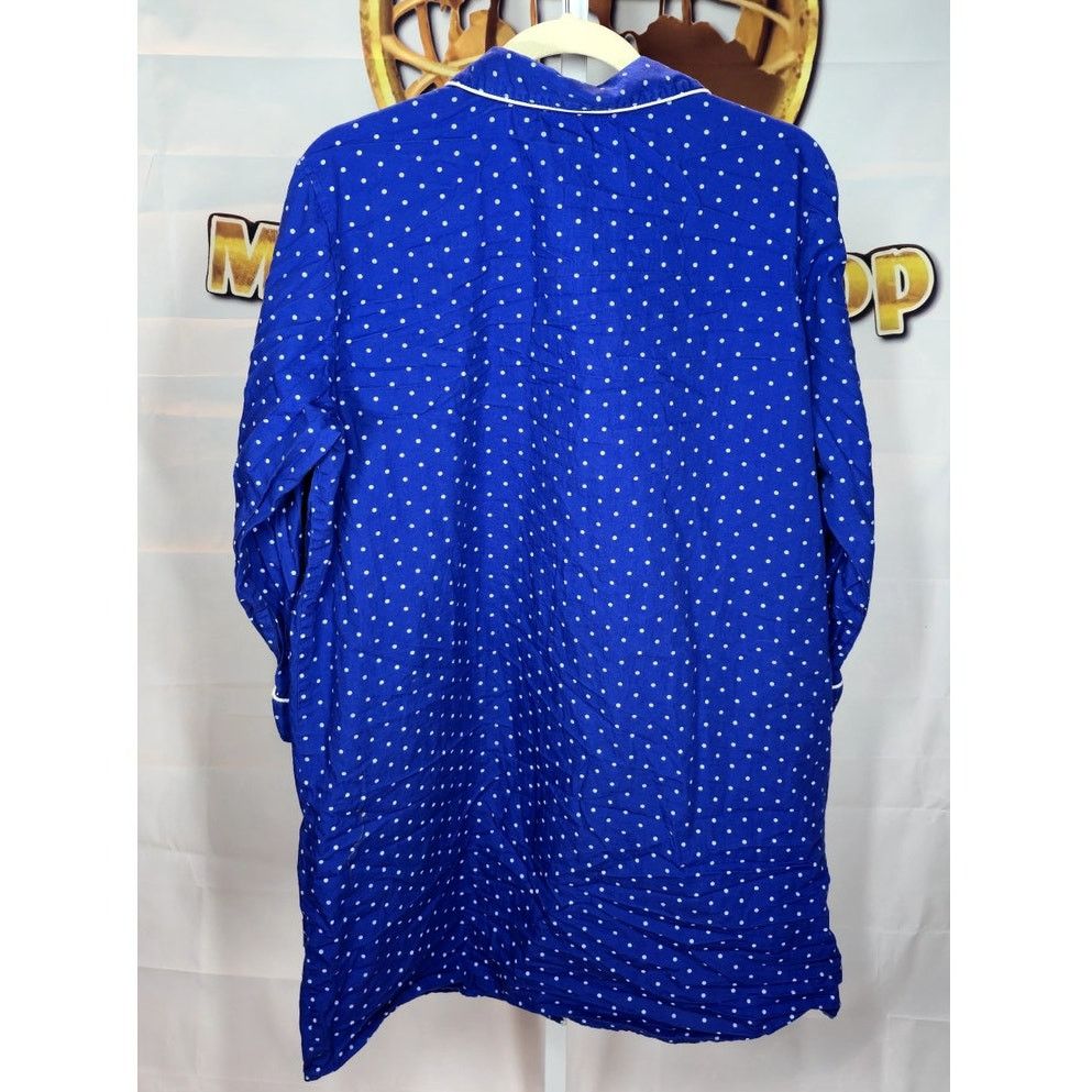 Other Appleseed’s Polka Dot Blue Sleep Shirt PXL Size XL / US 12-14 / IT 48-50 - 3 Thumbnail