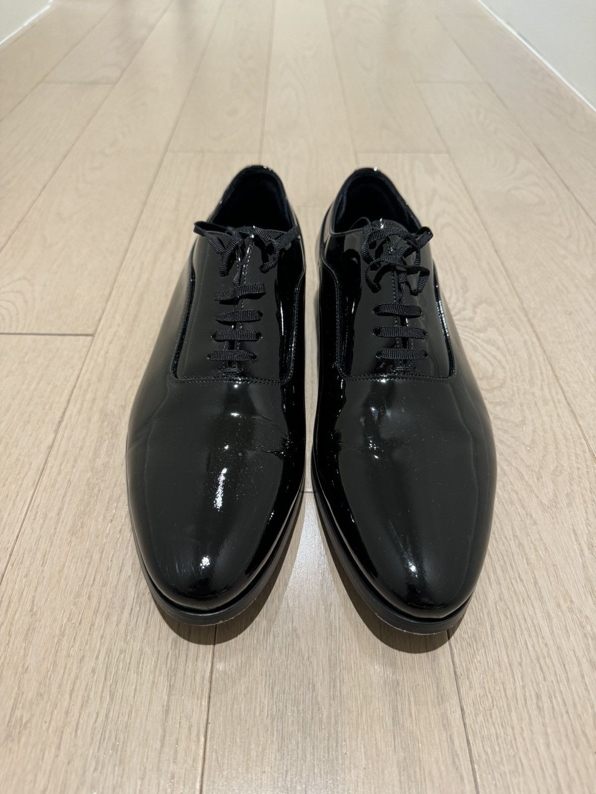 image of Suitsupply Black Tuxedo Shoes, Men's (Size 9.5)