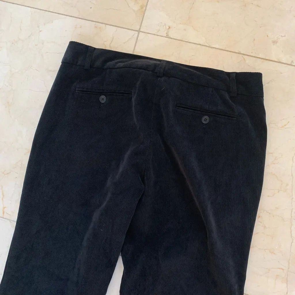 Norma Kamali Norma Kamali Black Velvet Flare Pants Size 32" / US 10 / IT 46 - 2 Thumbnail