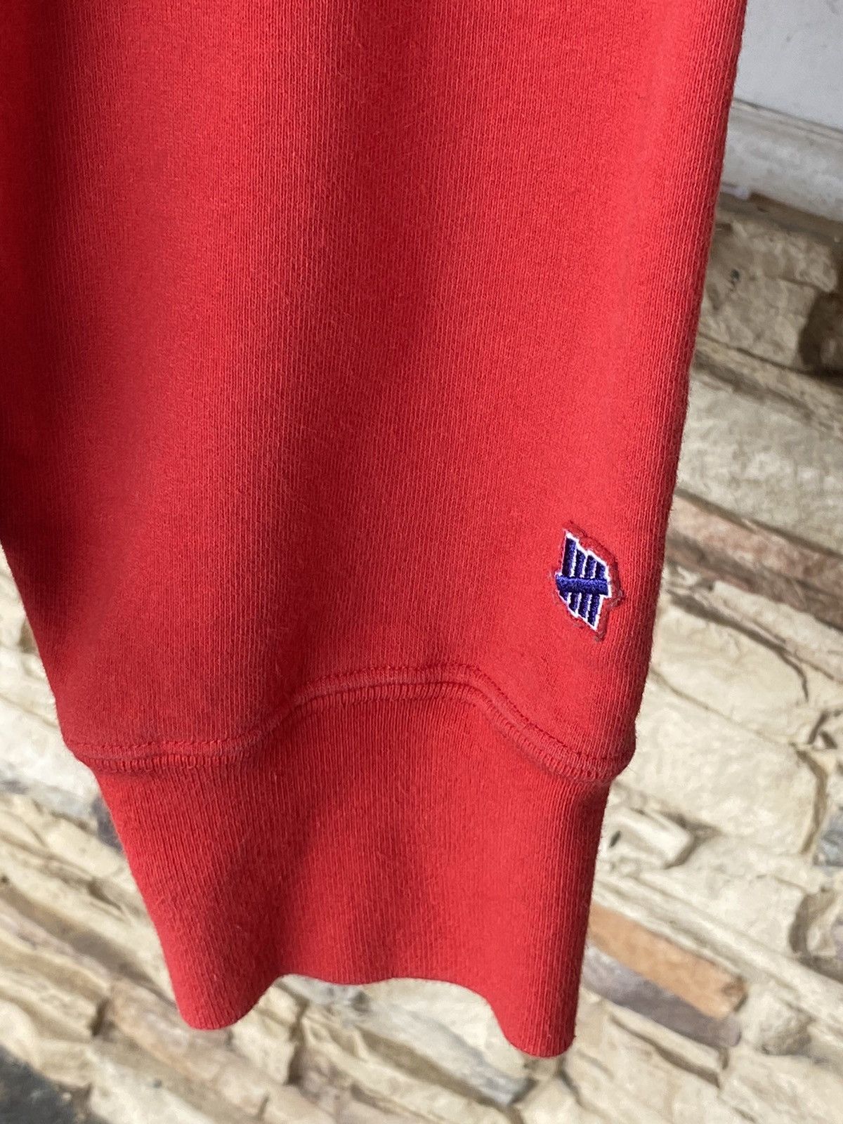 Undefeated Vintage Undefeated Fleece Half Zip Hoodie Sweater Size US XL / EU 56 / 4 - 4 Thumbnail