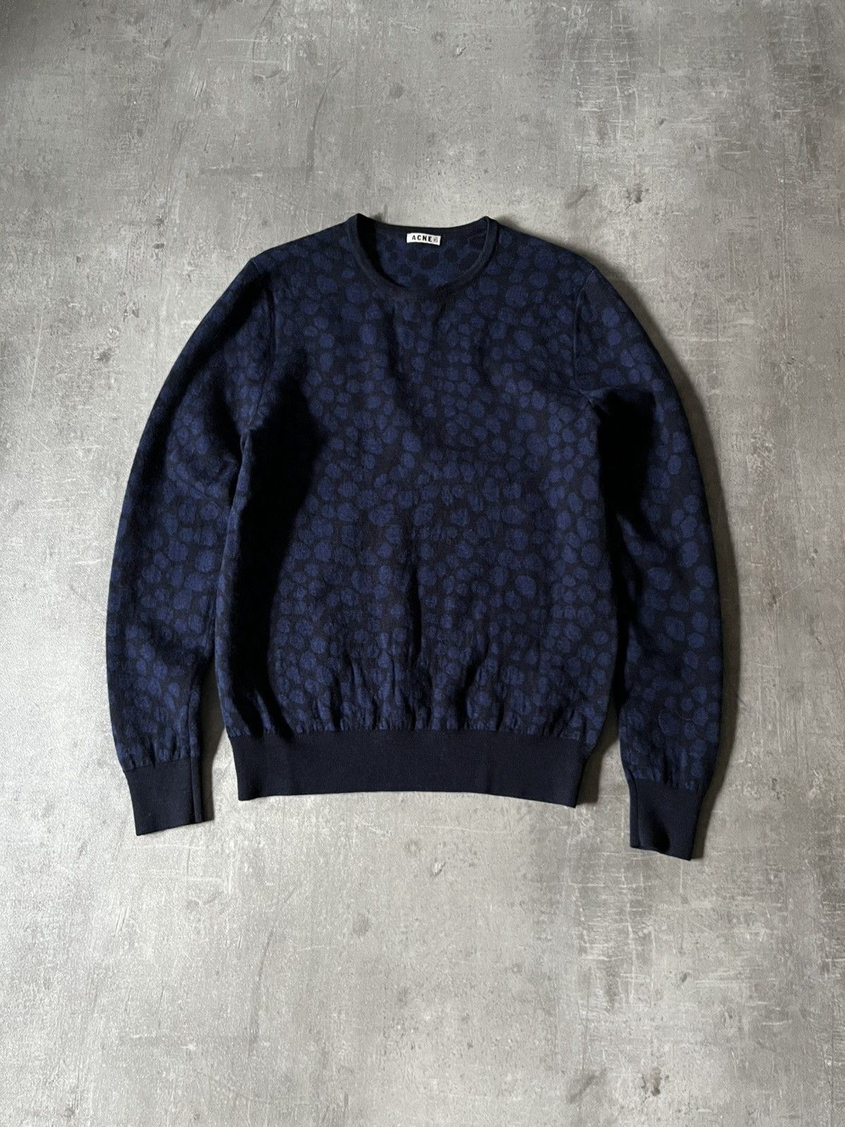 Acne Studios Clissold Animal print sweater wool