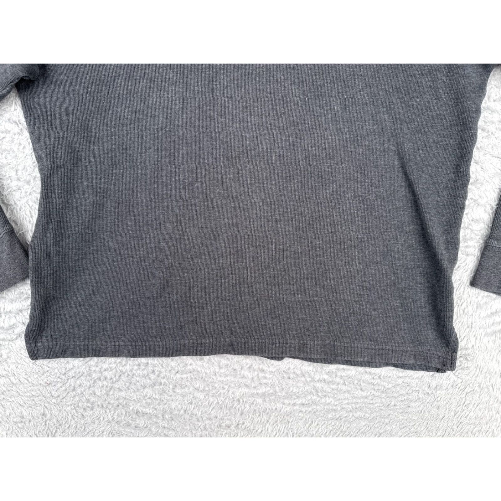 Vintage US Polo Assn Sweater Men L Gray 1/4 Zip Mock Neck 100% Cotton Knit Pullover Regular Size L Mens Size US L / EU 52-54 / 3 - 5 Thumbnail