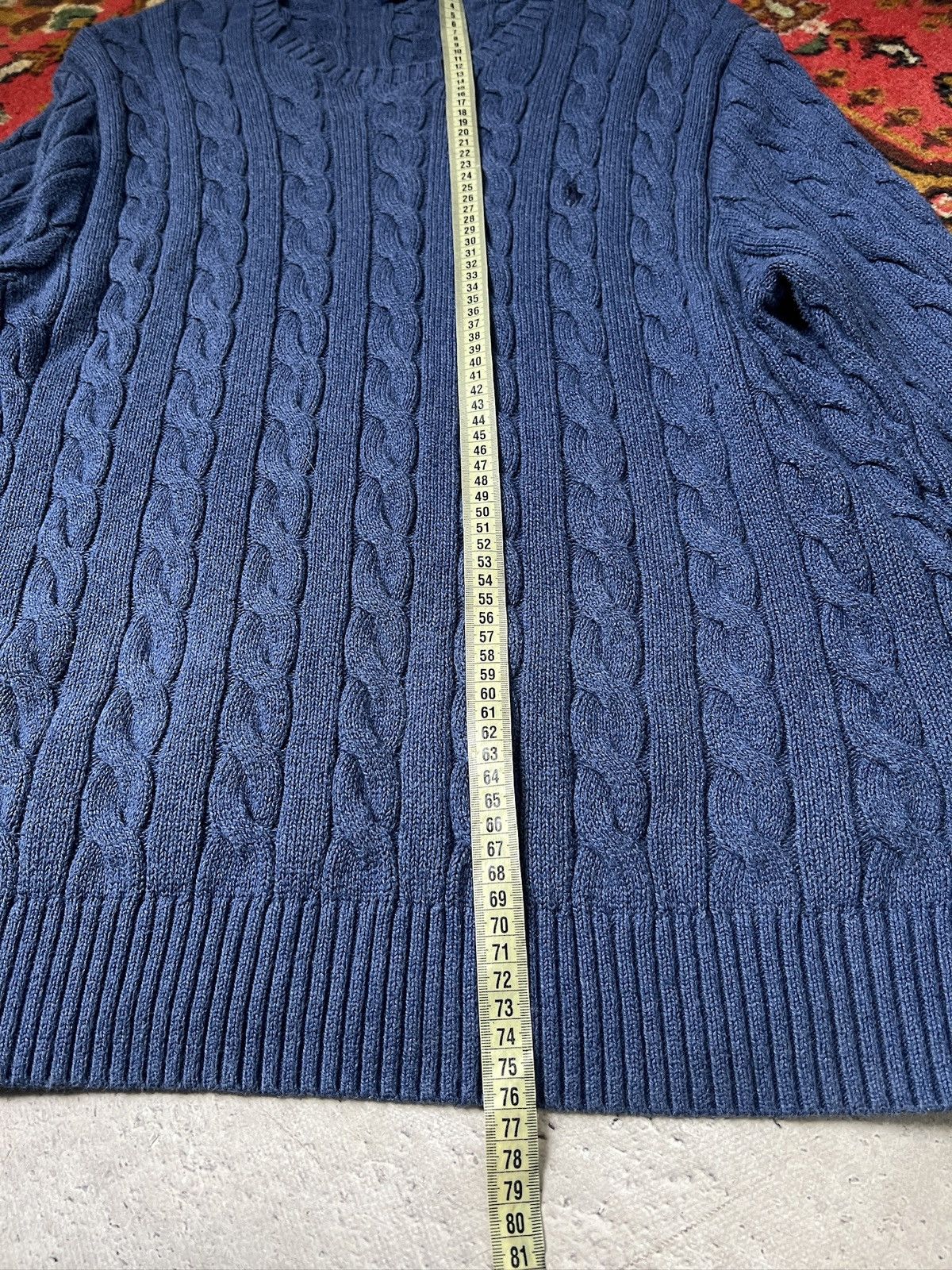 Polo Ralph Lauren Polo Ralph Lauren knitted cable old money sweater y2k Size US XL / EU 56 / 4 - 10 Thumbnail