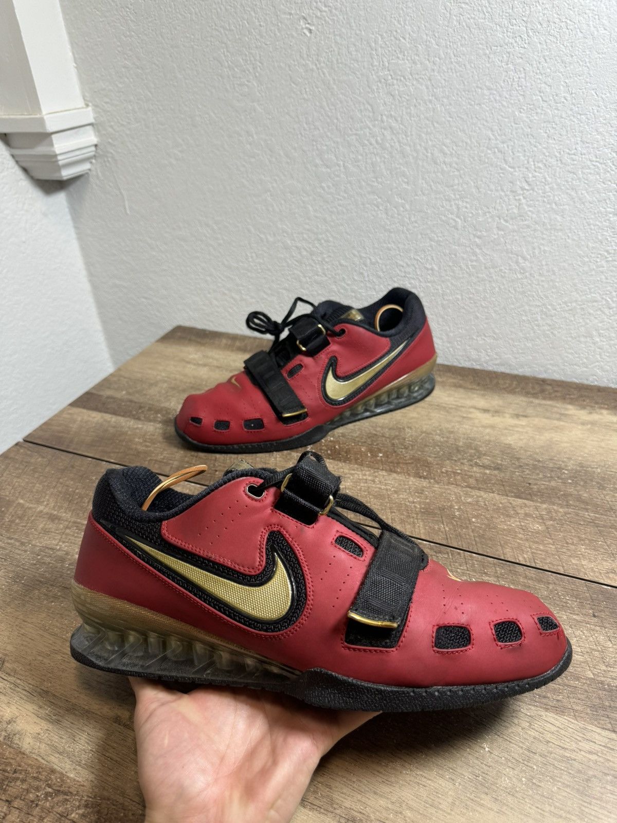 Nike Nike Romaleos 2 Weightlifting Shoes Red Men’s Size 12.5 Size US 12.5 / EU 45-46 - 1 Thumbnail