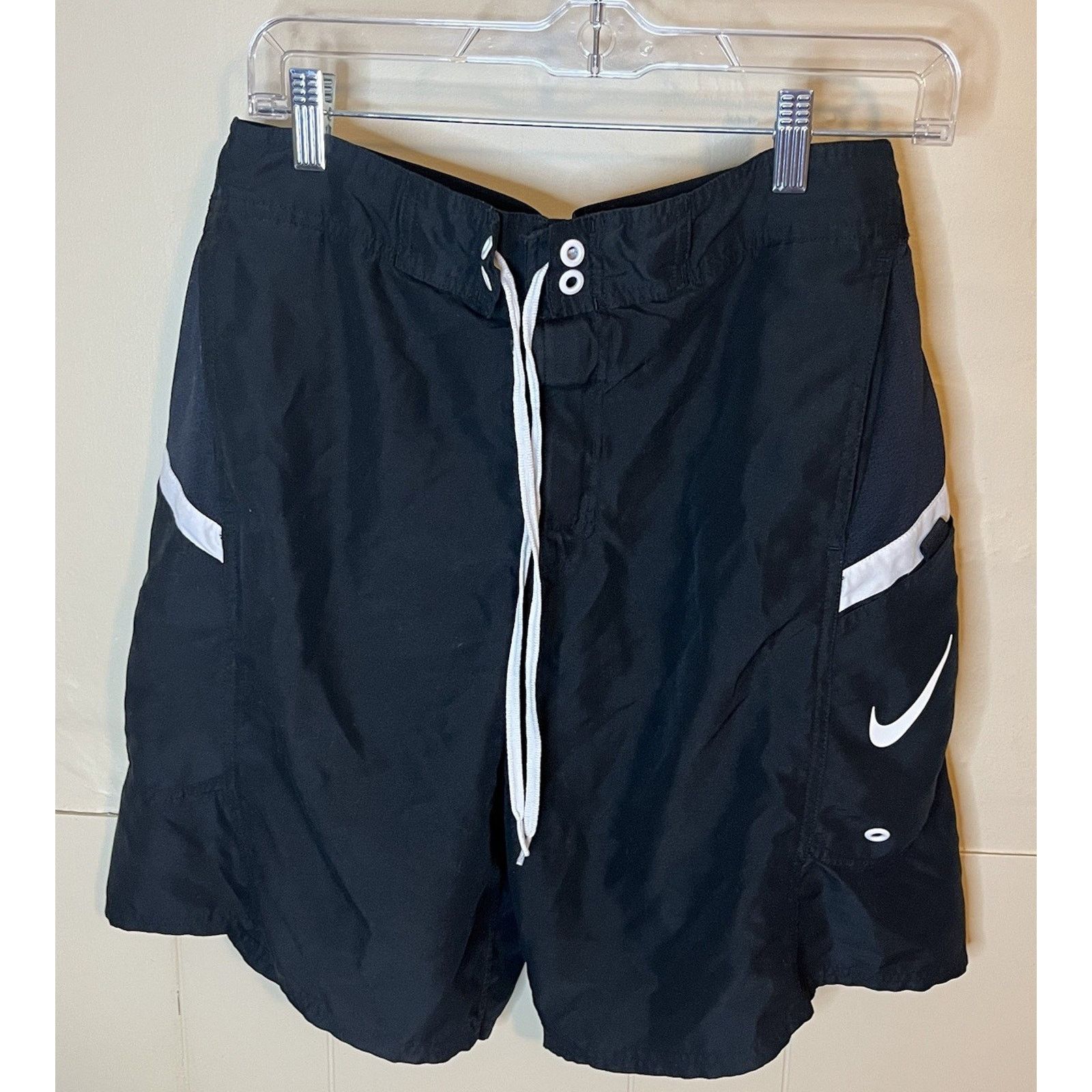 Nike Nike Shorts Mens Medium Black Boardshorts Swim Trunks Size US 28 / EU 44 - 1 Thumbnail