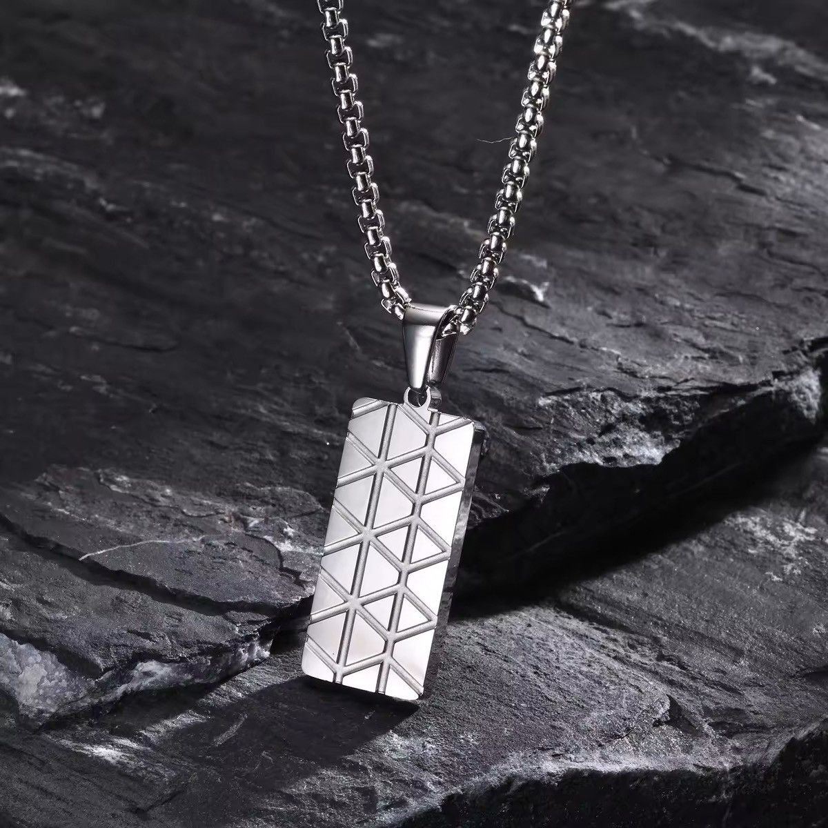 Jewelry × Vintage Surface Geometric Patterns Necklaces Size ONE SIZE - 3 Thumbnail