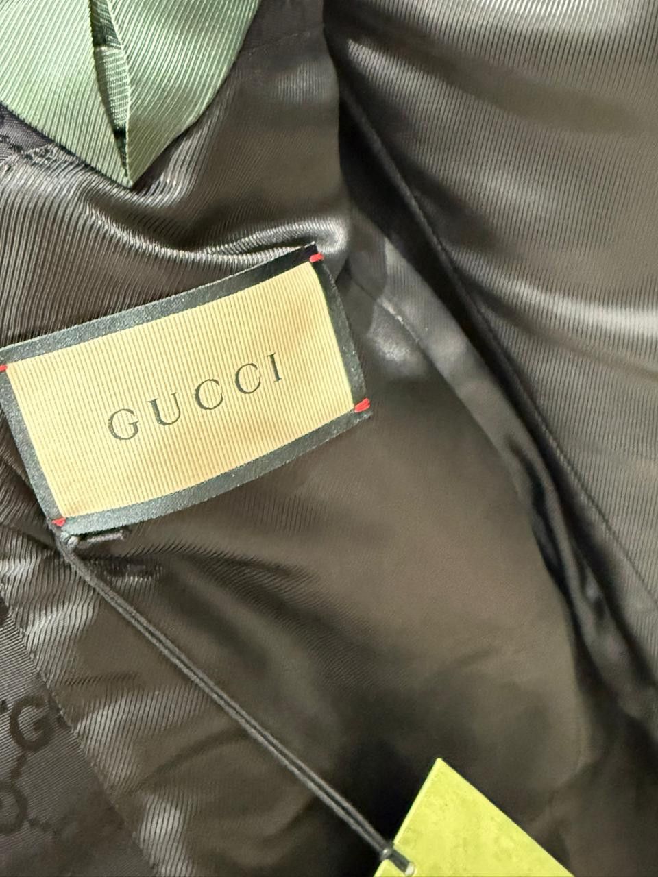 Gucci CC28 GG Cotton Viscose Formal Jacket in Black Size US M / EU 48-50 / 2 - 2 Thumbnail