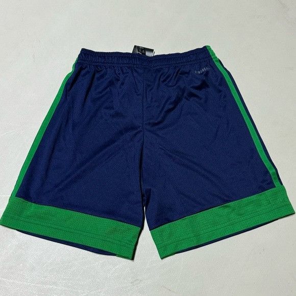 Adidas NWT ADIDAS CUTOM BLUE/GREEN AREOREADY AHTLETIC SHORTS SZ SMA Size US 28 / EU 44 - 6 Thumbnail