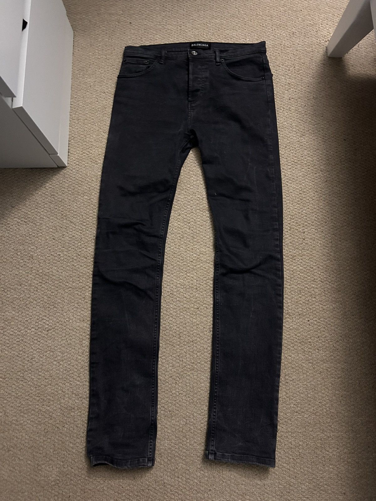 Balenciaga Acid Wash Denim Size US 28 / EU 44 - 1 Thumbnail