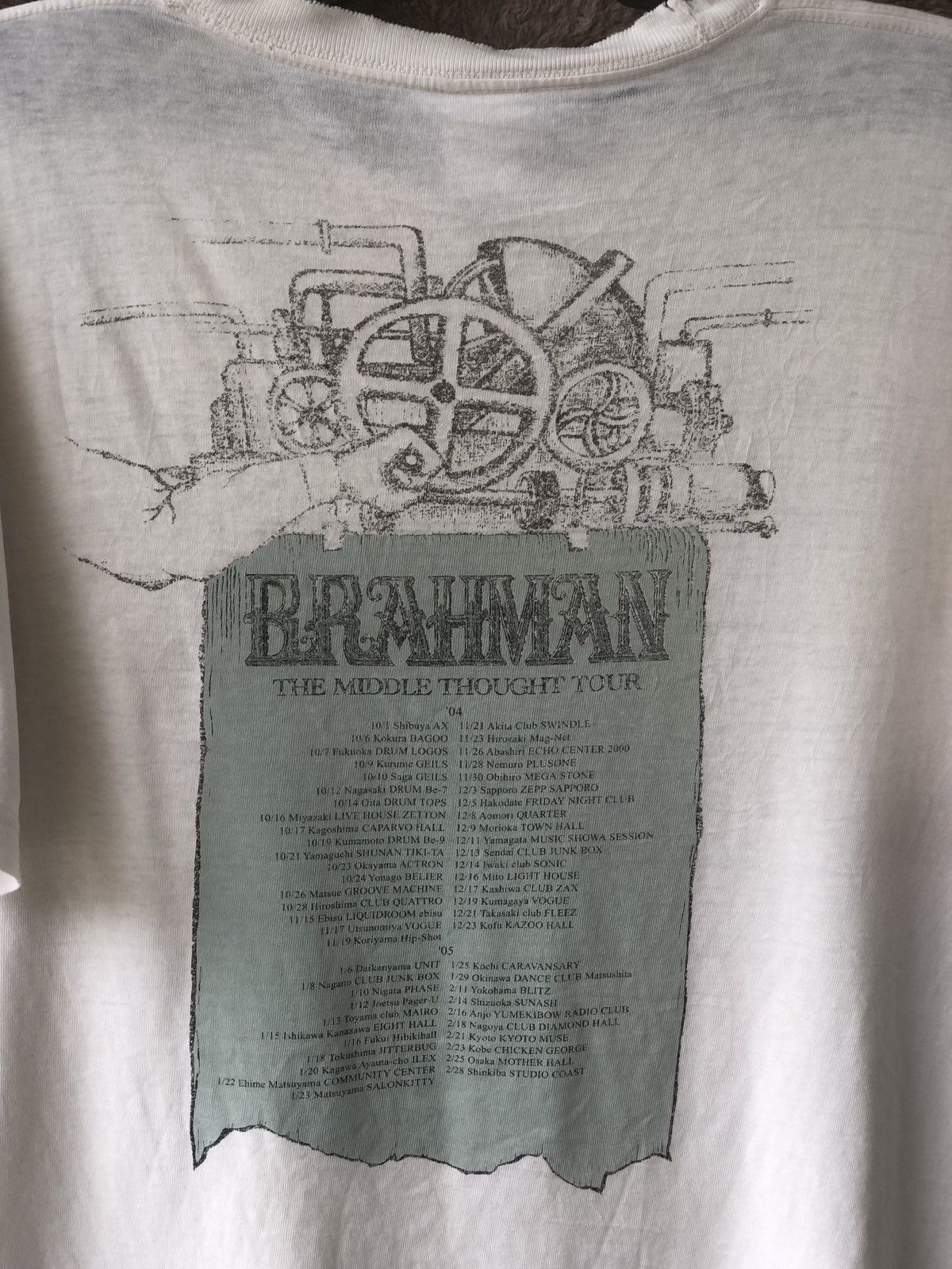 Band Tees Distressed BRAHMAN Japanese Punk Band Tee Size US L / EU 52-54 / 3 - 10 Thumbnail