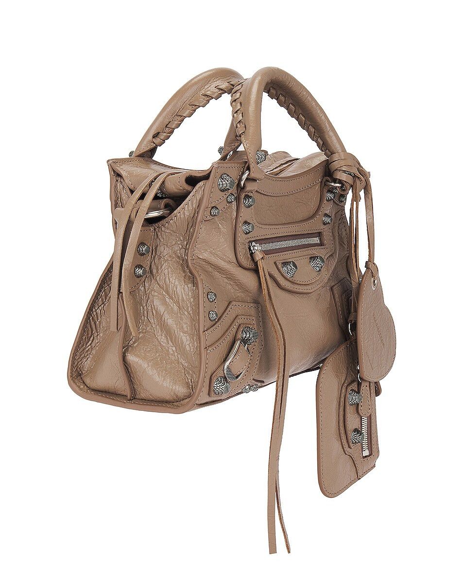 Balenciaga o1srvl11e1124 Size: OS / Neo Cagole XS Handbag in Brown Size ONE SIZE - 5 Thumbnail