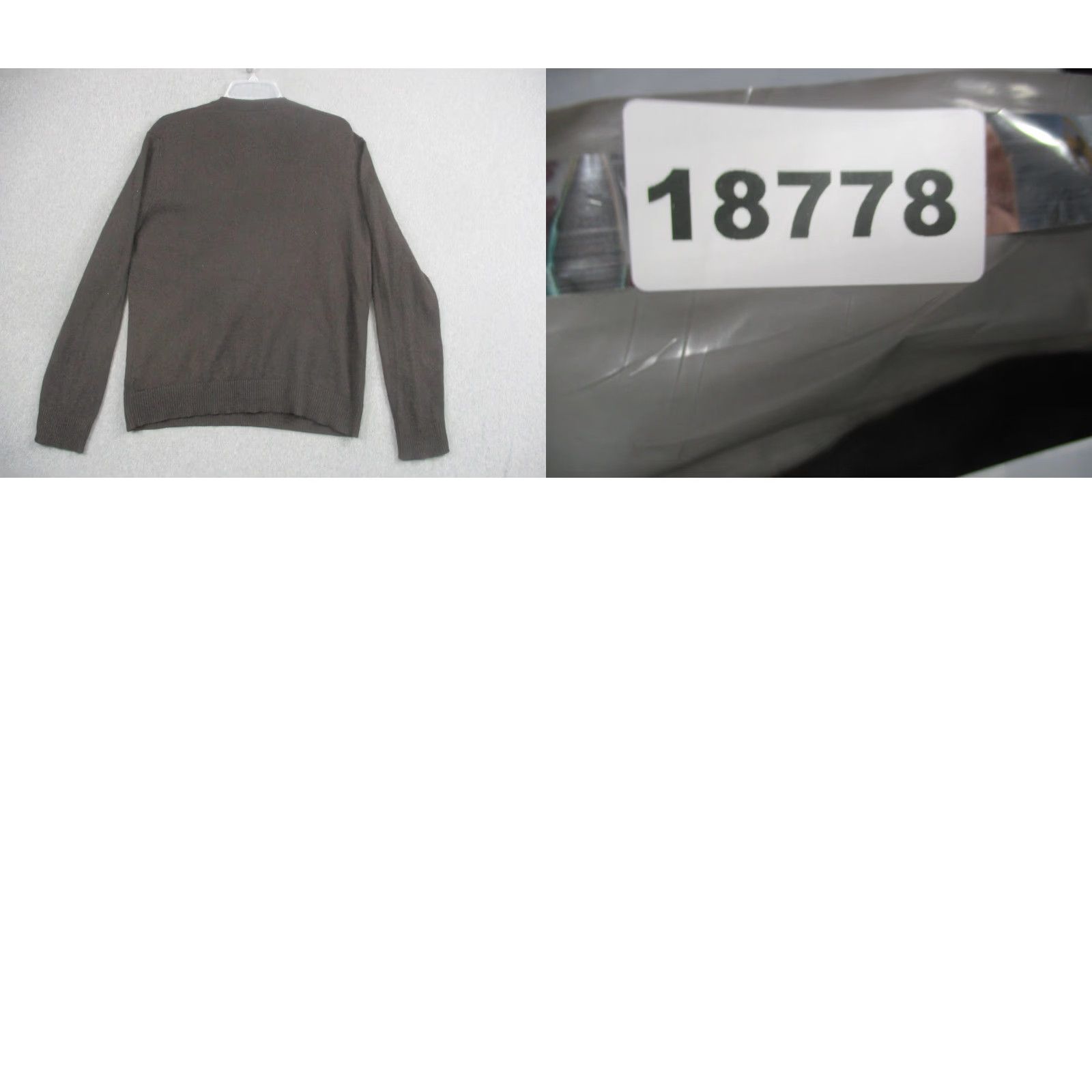 Banana Republic Banana Republic Sweater Mens L Brown Cotton Cashmere Angora V Neck Knit Pullover Slim Knit Solid VintageNone Size US L / EU 52-54 / 3 - 8 Thumbnail