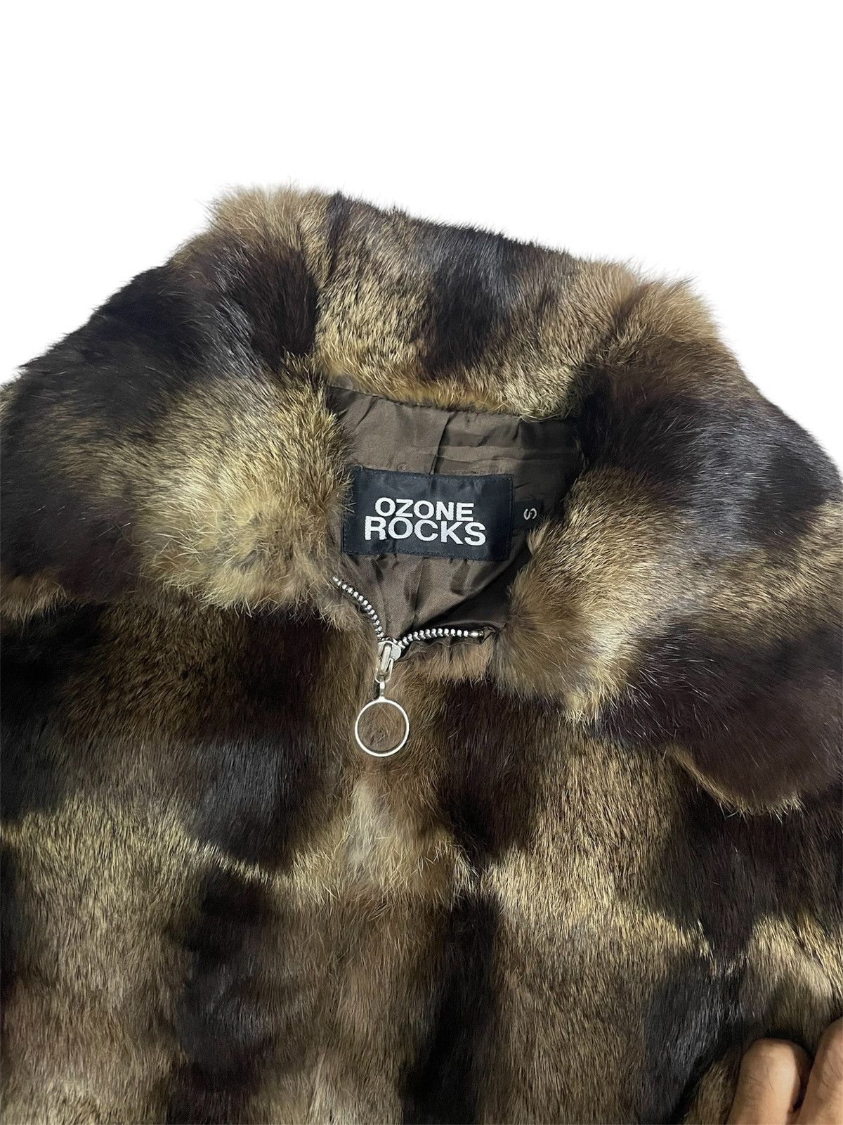 Hysteric Glamour Vintage Ozone Rocks Fur Bomber Jacket Size US XS / EU 42 / 0 - 4 Thumbnail