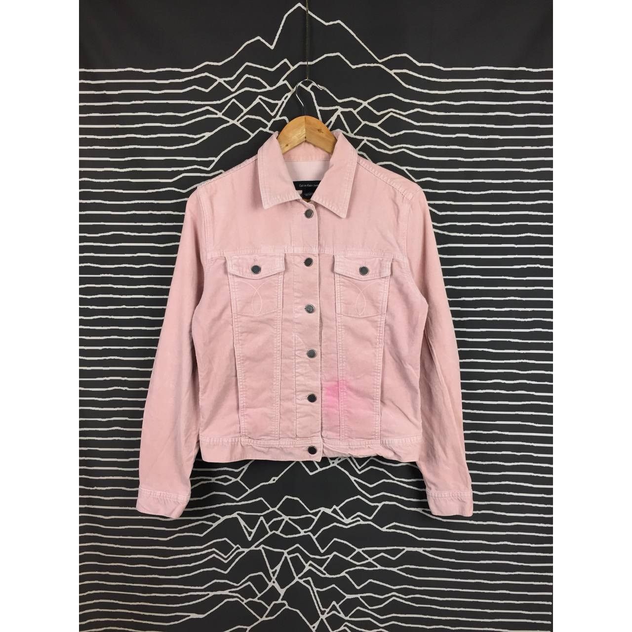 Calvin Klein × Vintage Vtg Calvin Klein Jeans Women’s Corduroy Button Jacket Size M / US 6-8 / IT 42-44 - 2 Thumbnail