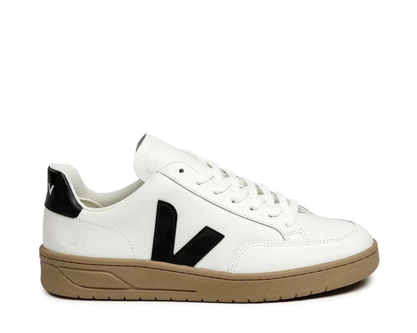 Veja o1s22i1n1224 V-12 Sneakers in White Black Size US 8 / EU 41 - 1 Thumbnail