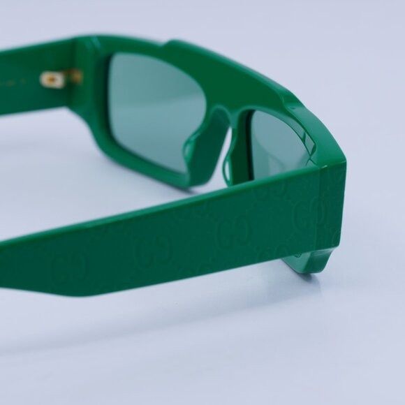 Gucci 🕶️ New Gucci GG1592S 003 Green Sunglasses Size ONE SIZE - 10 Thumbnail