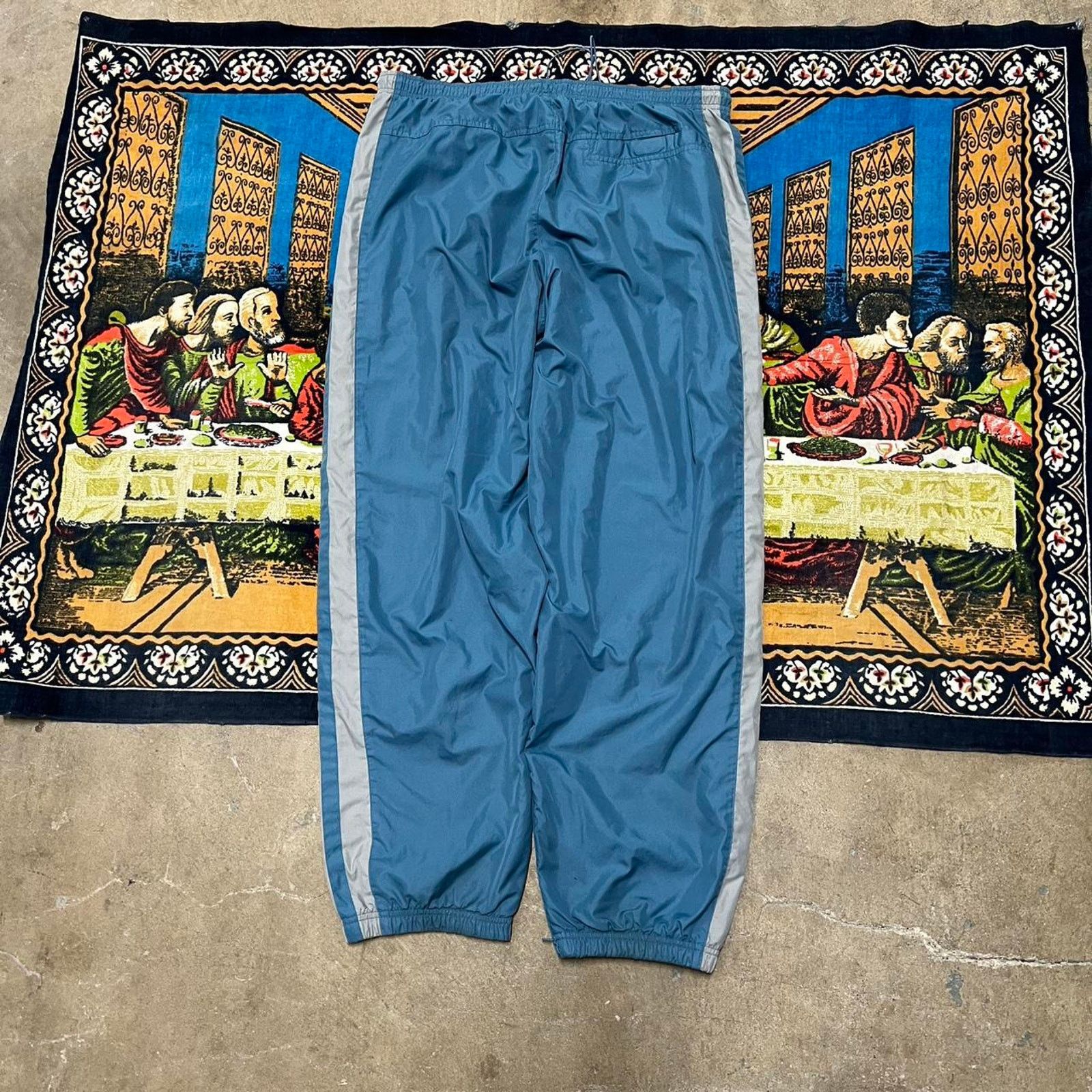 Nike Vintage Nike track pants size xl blue and grey baggy y2k Size US 26 / EU 42 - 6 Thumbnail
