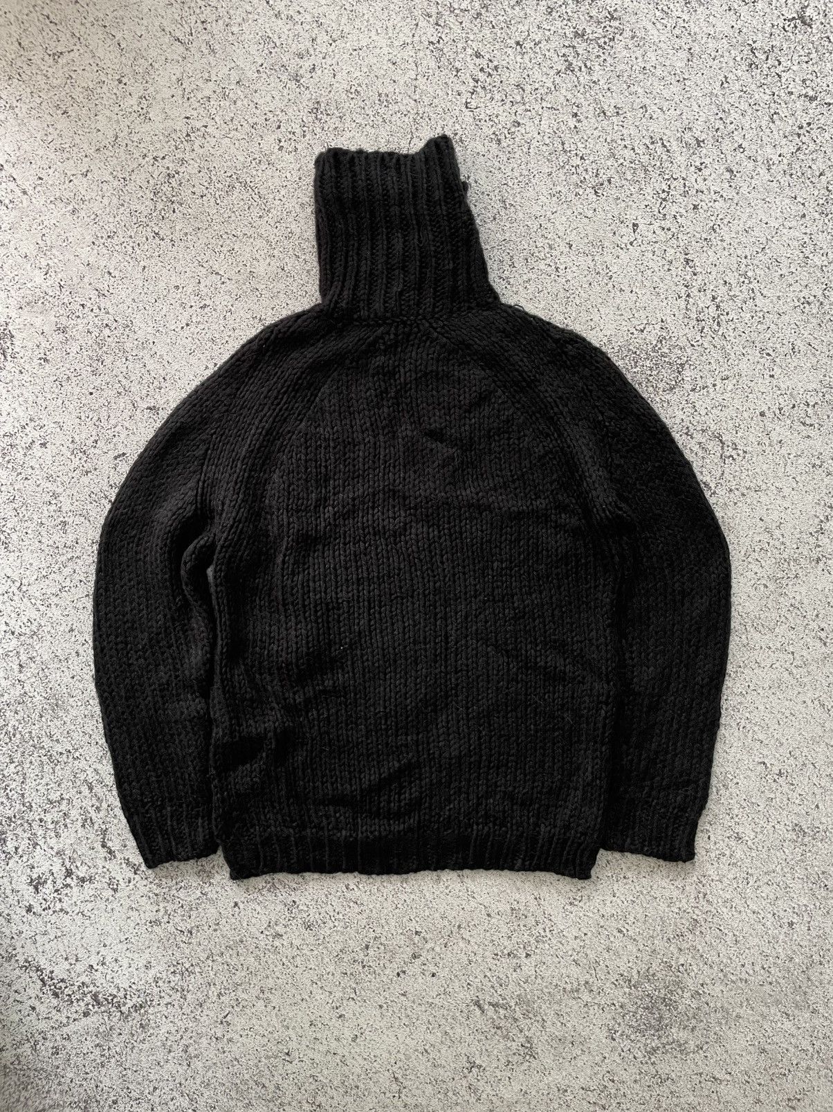 DKNY Vintage Wool Knitted Double zipper Jacket Rick Owens Style Size US M / EU 48-50 / 2 - 4 Thumbnail