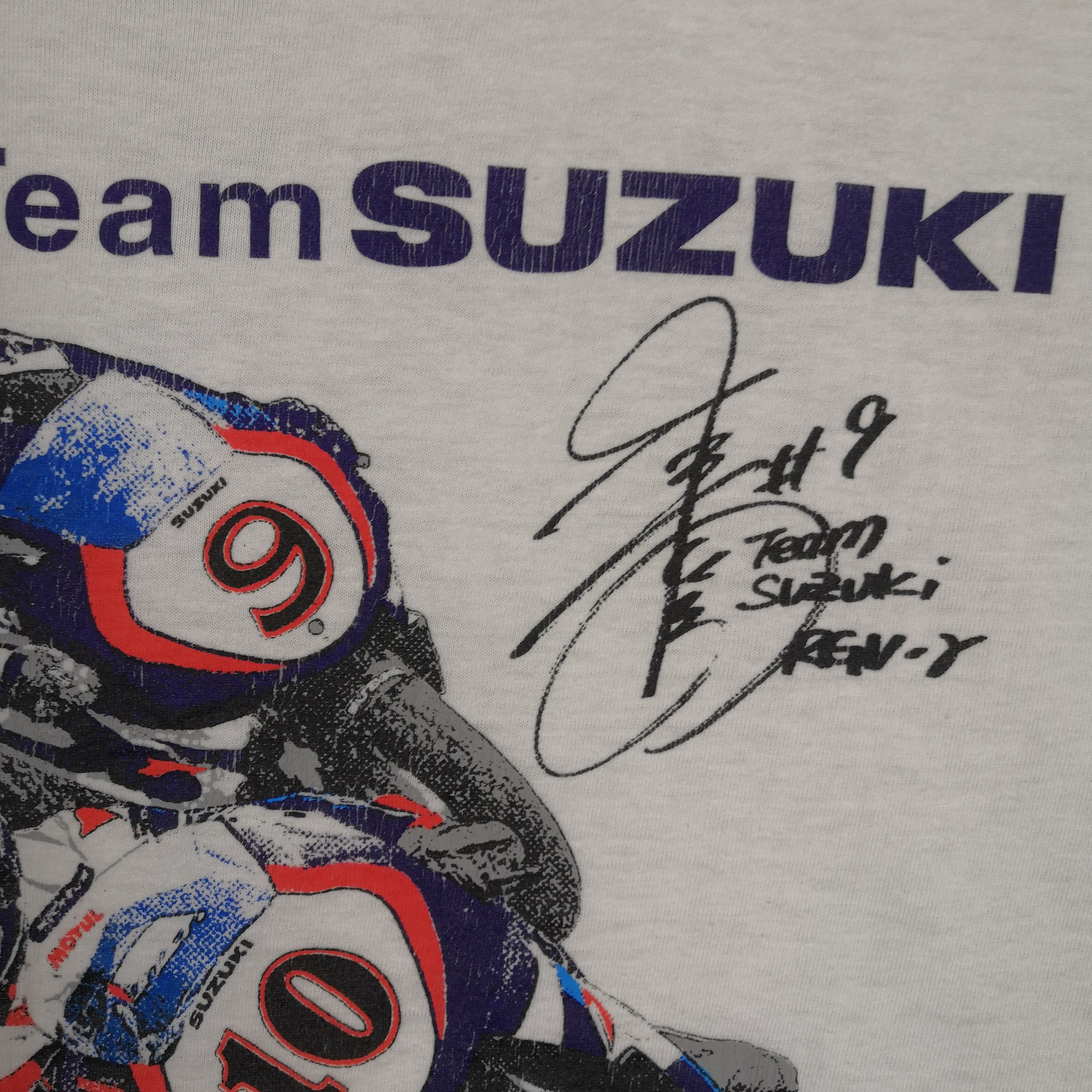 Vintage Vintage Team Suzuki T-shirt Kenny Robert Crewneck Tee Size US L / EU 52-54 / 3 - 7 Thumbnail