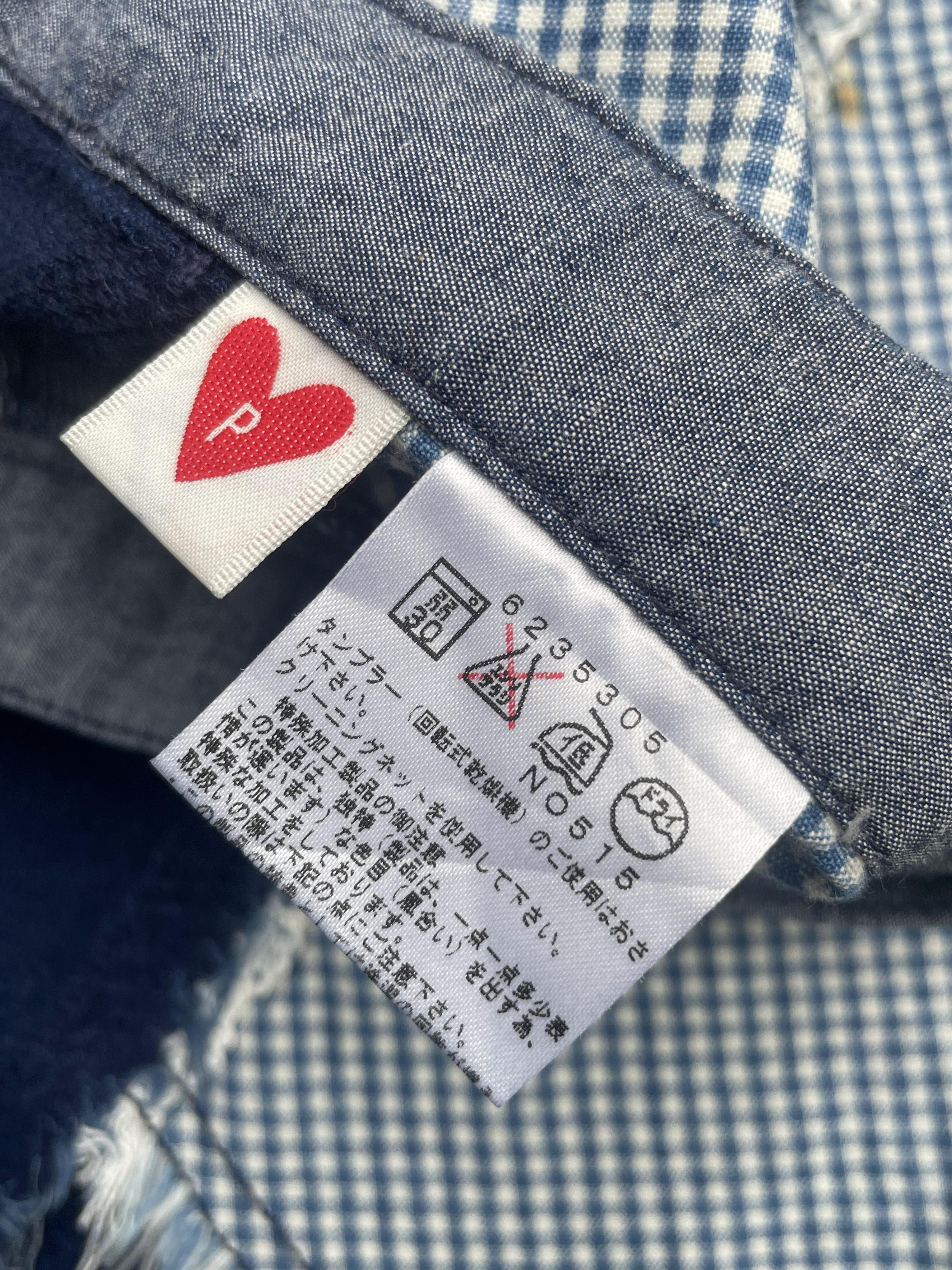 Blue Blue Japan Natural Boo Custom Denim Skirt Size 27" / US 4 / IT 40 - 11 Thumbnail