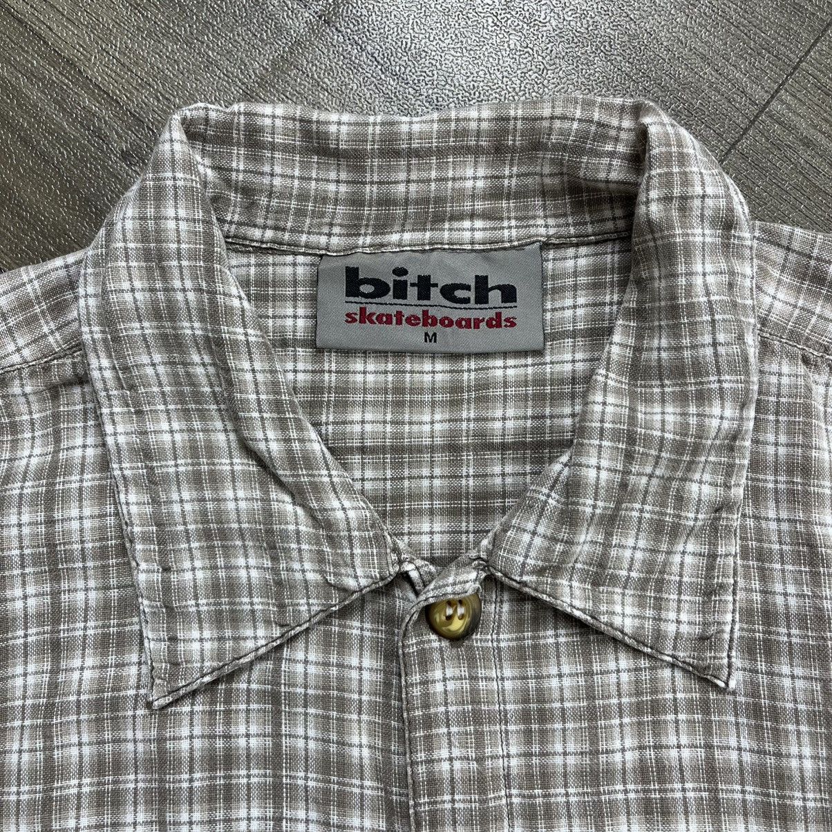 Shorty's Skateboards Vintage 90s Bitch Skateboards Pocket Button Shirt Tartan Size US M / EU 48-50 / 2 - 4 Thumbnail