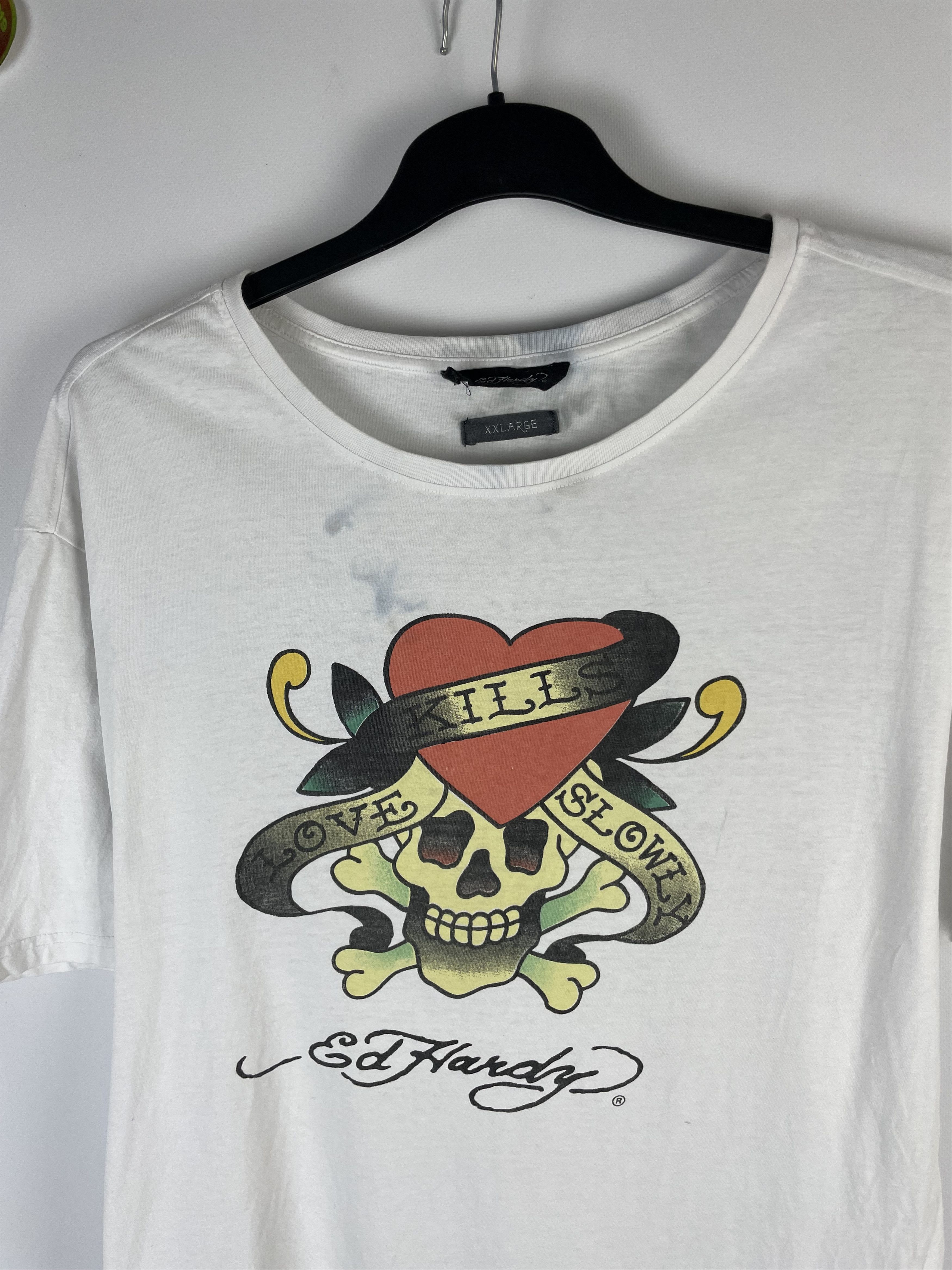 Christian Audigier × Ed Hardy × Vintage Ed Hardy Christian Audigier T-Shirts Size US XXL / EU 58 / 5 - 3 Thumbnail