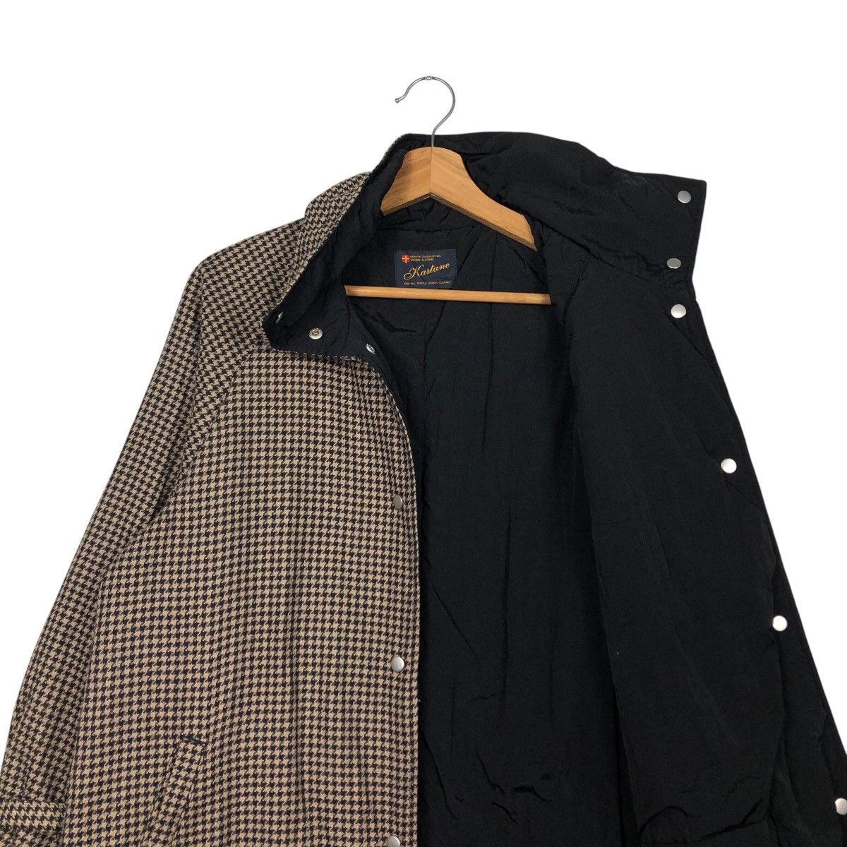 Japanese Brand 📌Long Jacket Reversible Tartan Design Kastane Issey Miyake Size US M / EU 48-50 / 2 - 14 Thumbnail