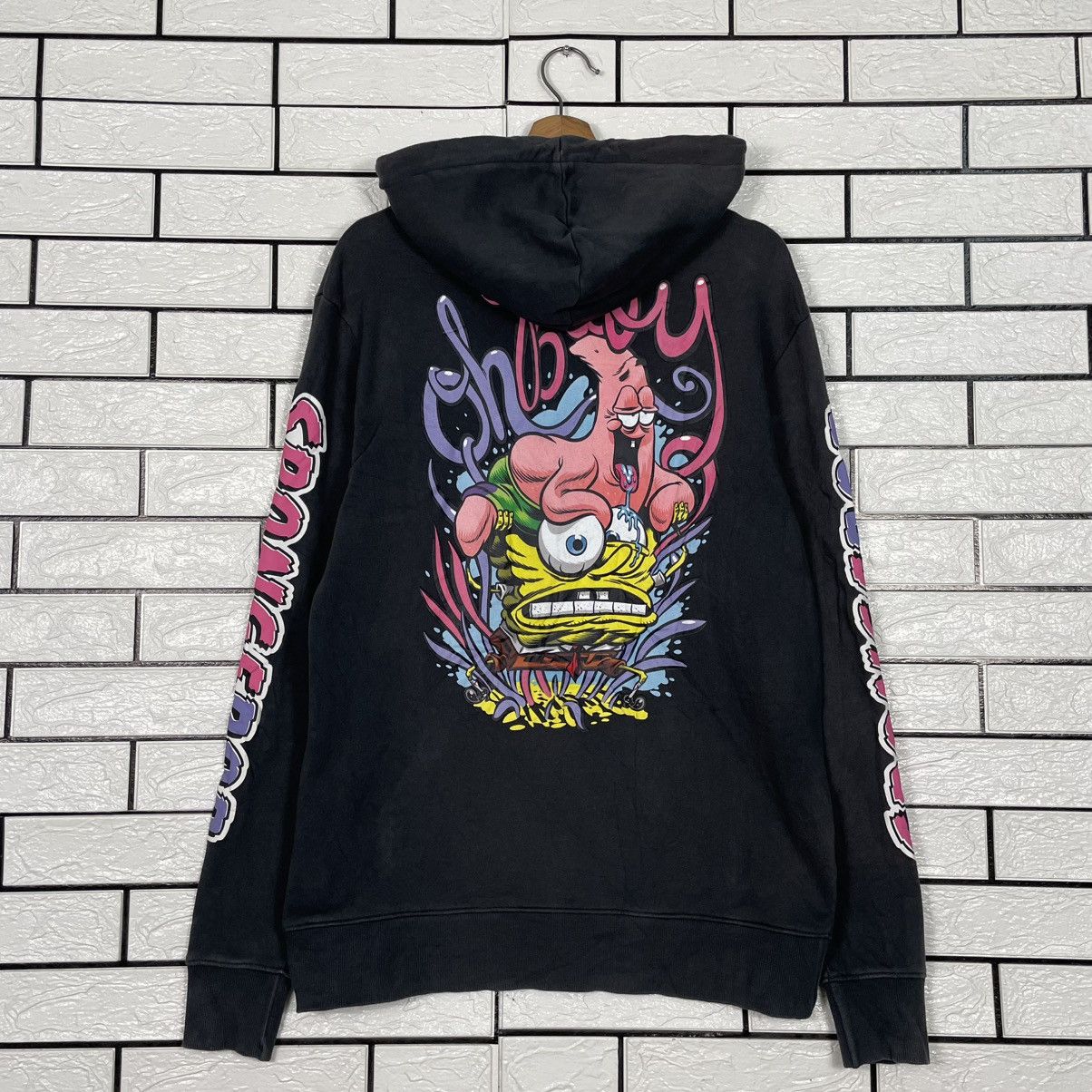 Japanese Brand Sponge Bob Pullover Hoodie Size US M / EU 48-50 / 2 - 1 Thumbnail