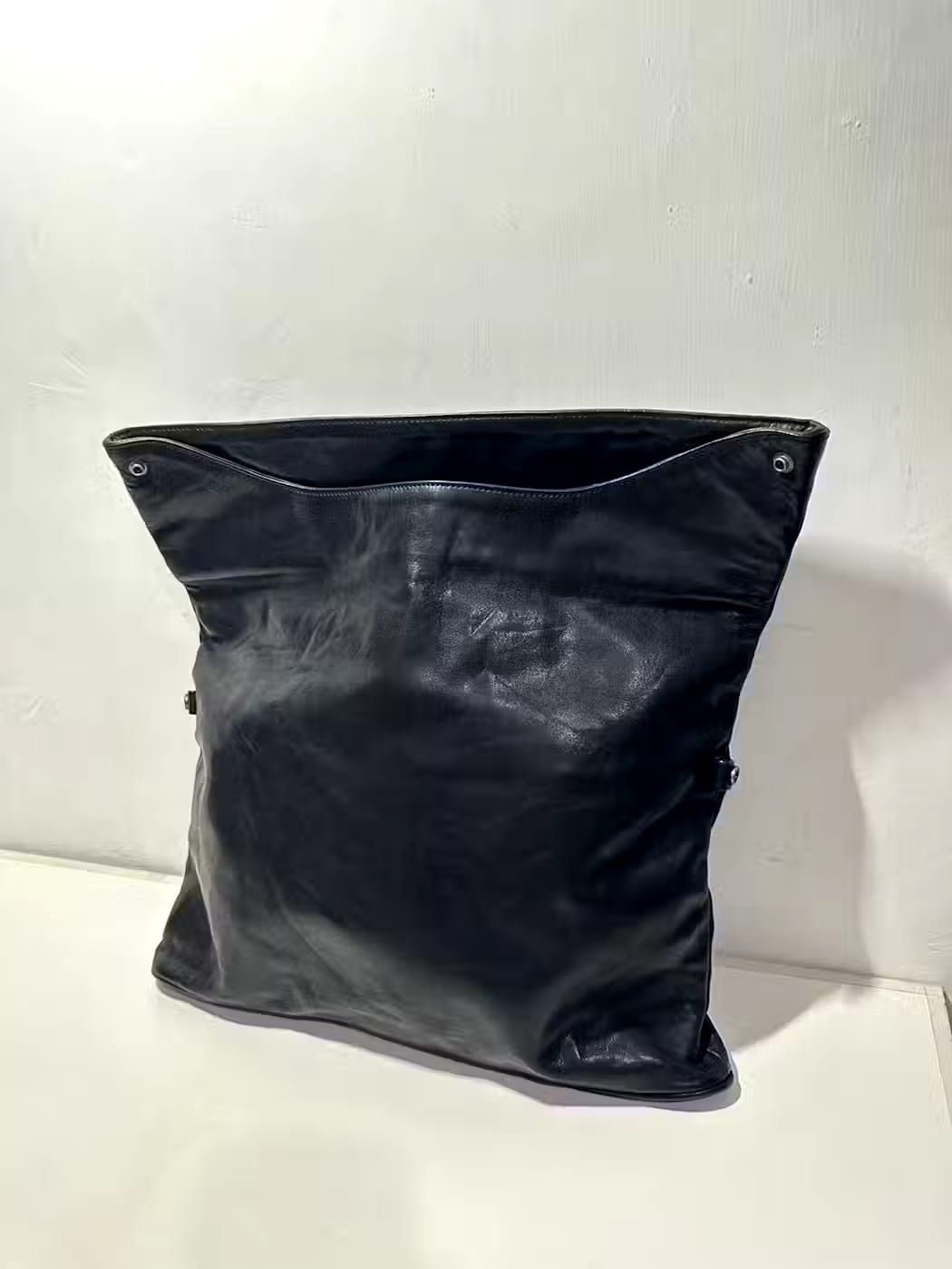Issey Miyake Rare!!! Issey Miyake Design Studio Leather Clutch bag Size ONE SIZE - 5 Thumbnail